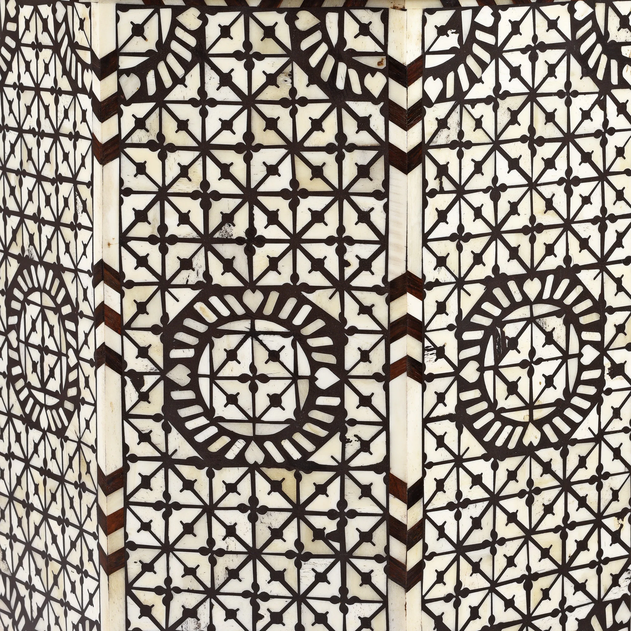 Bone Inlay Lamp Table - Image 4