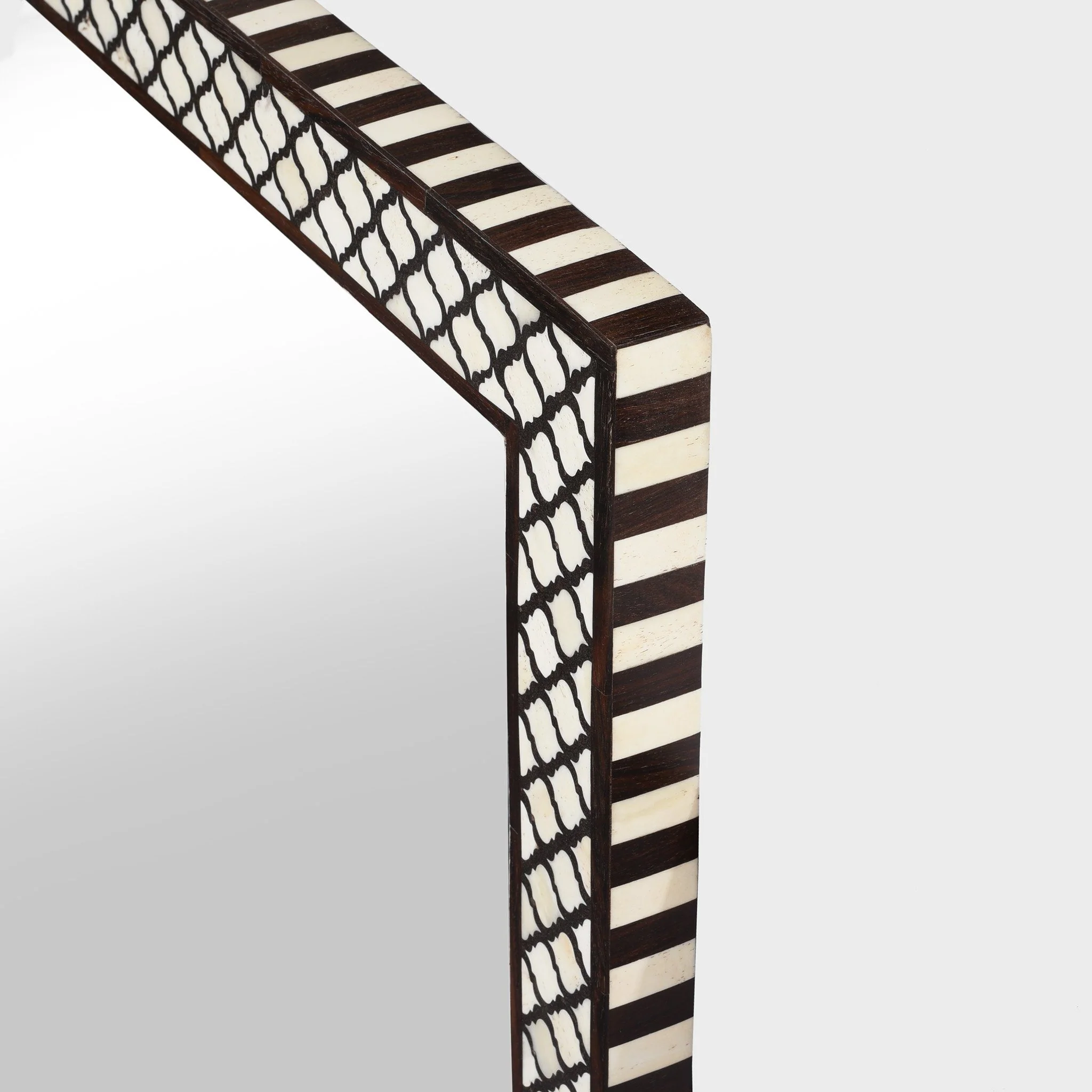 Bone Inlay Mirror From Rajasthan - Image 4