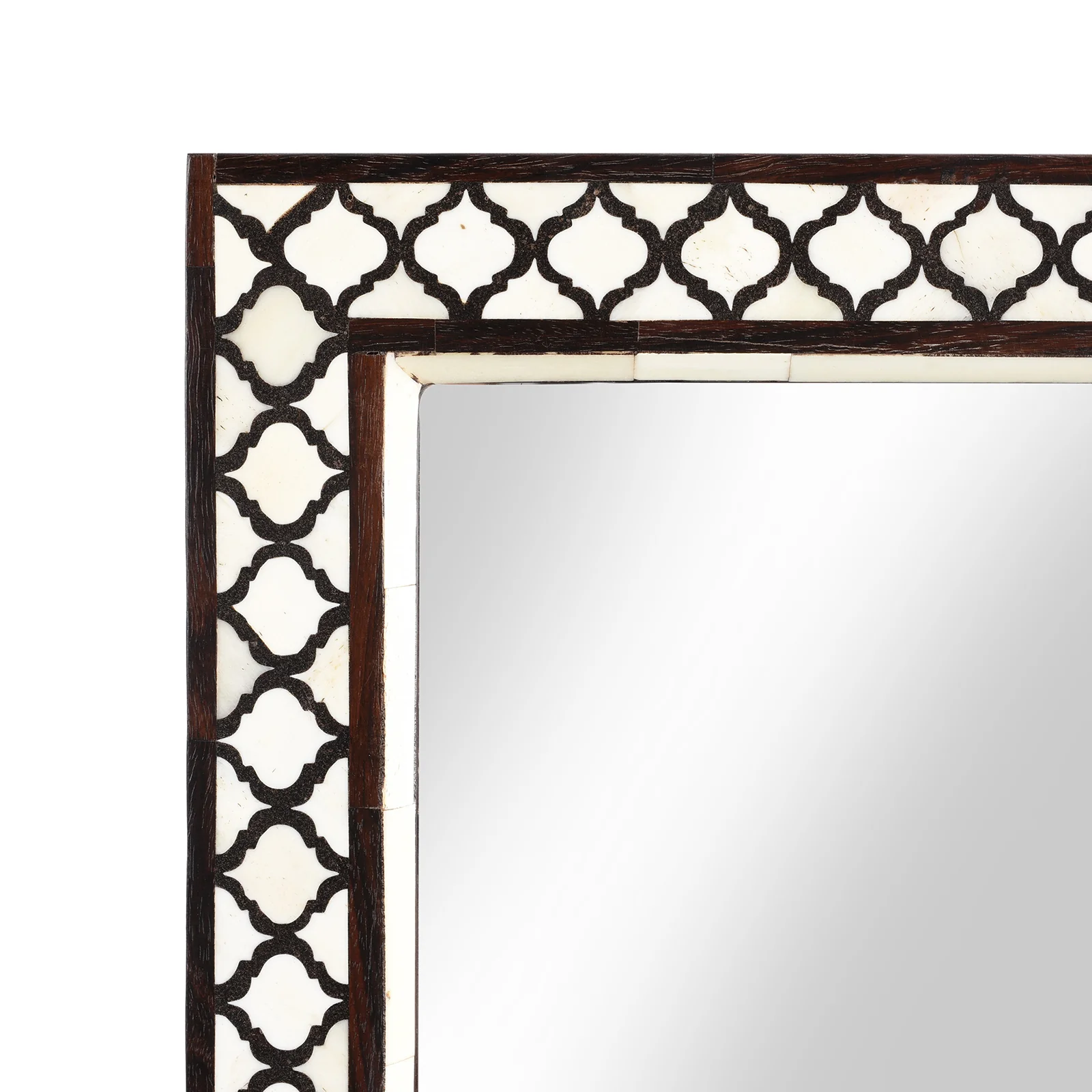 Bone Inlay Mirror From Rajasthan - Image 5