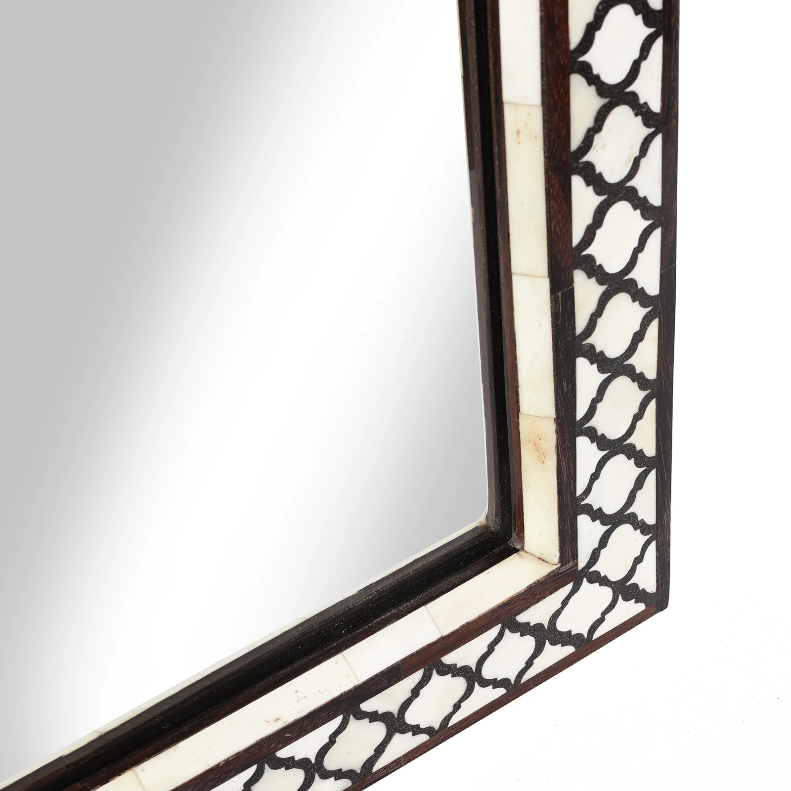 Bone Inlay Mirror From Rajasthan - Image 6