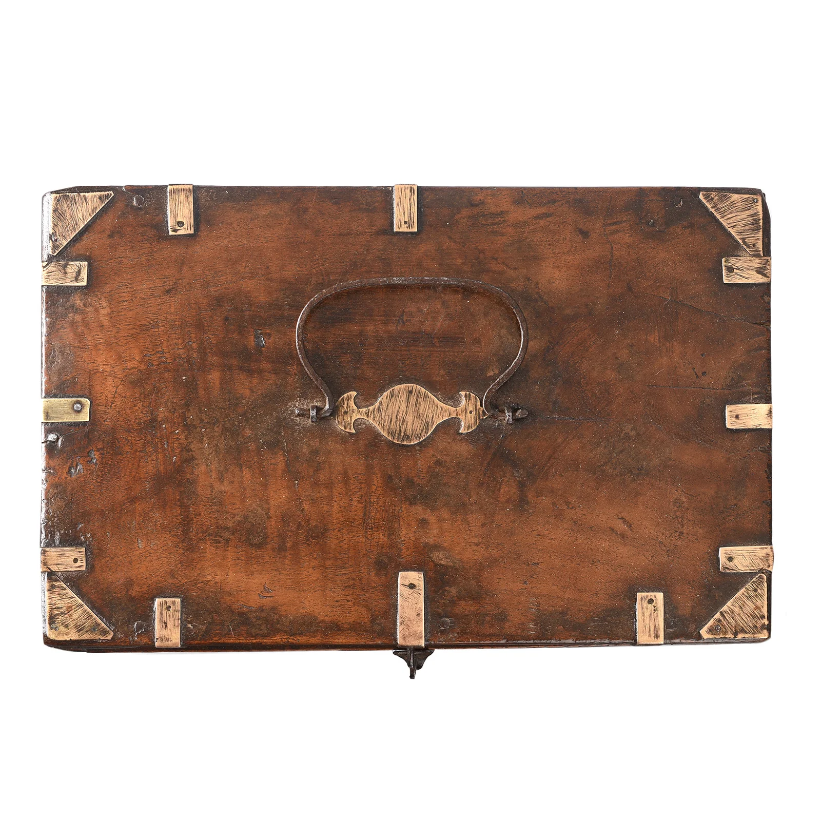 Brass Bound Jewellery Box From Rajasthan - 19th Century - Image 5