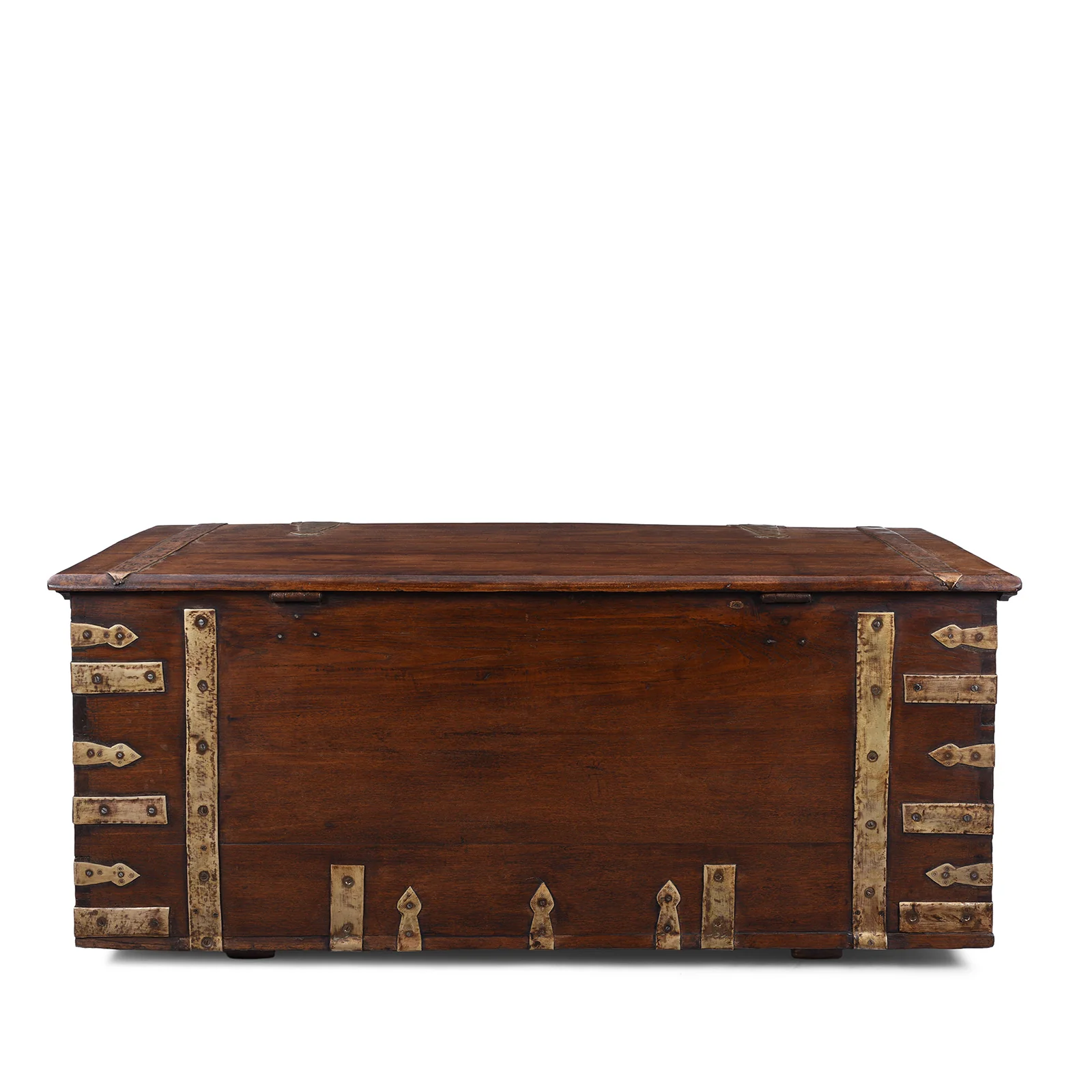Brass Bound Military Chest From Kutch - 19th Century - Image 11