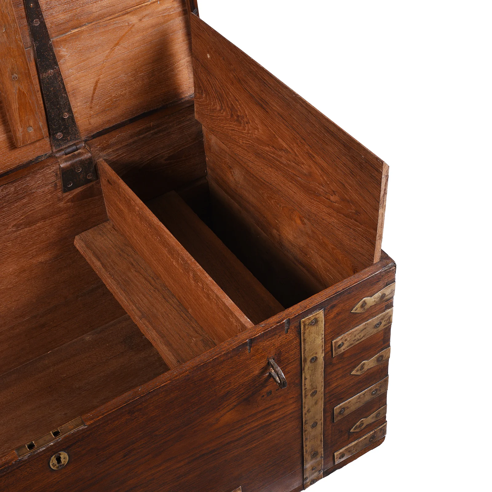 Brass Bound Military Chest From Kutch - 19th Century - Image 3