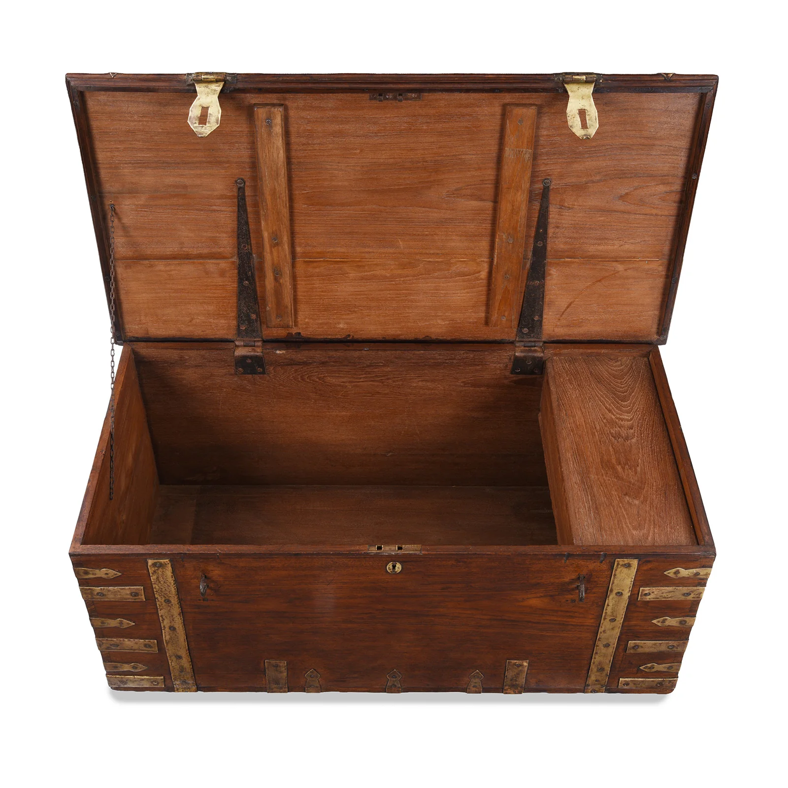 Brass Bound Military Chest From Kutch - 19th Century - Image 7