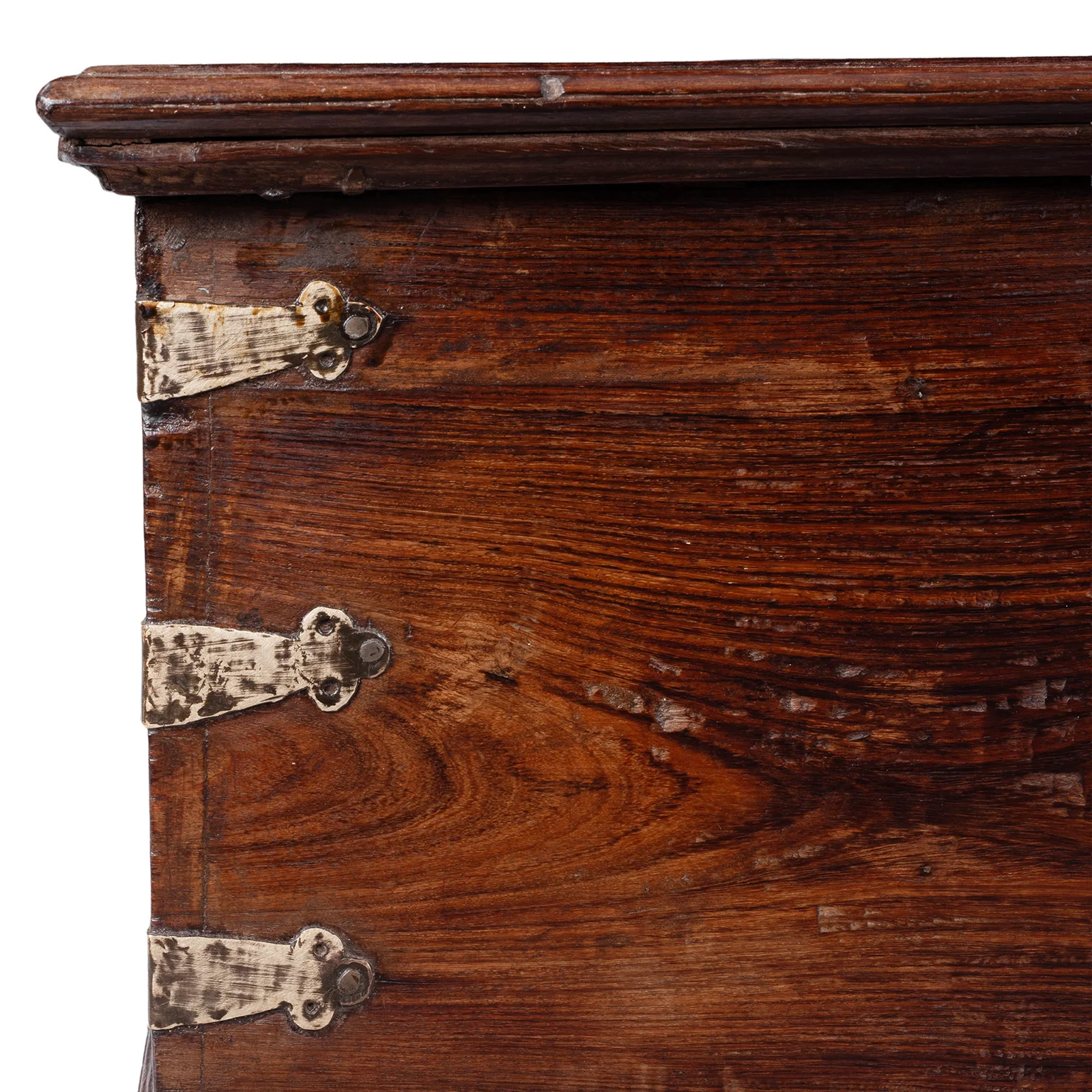 Brass Bound Rosewood Box From Kutch - 19th Century - Image 2
