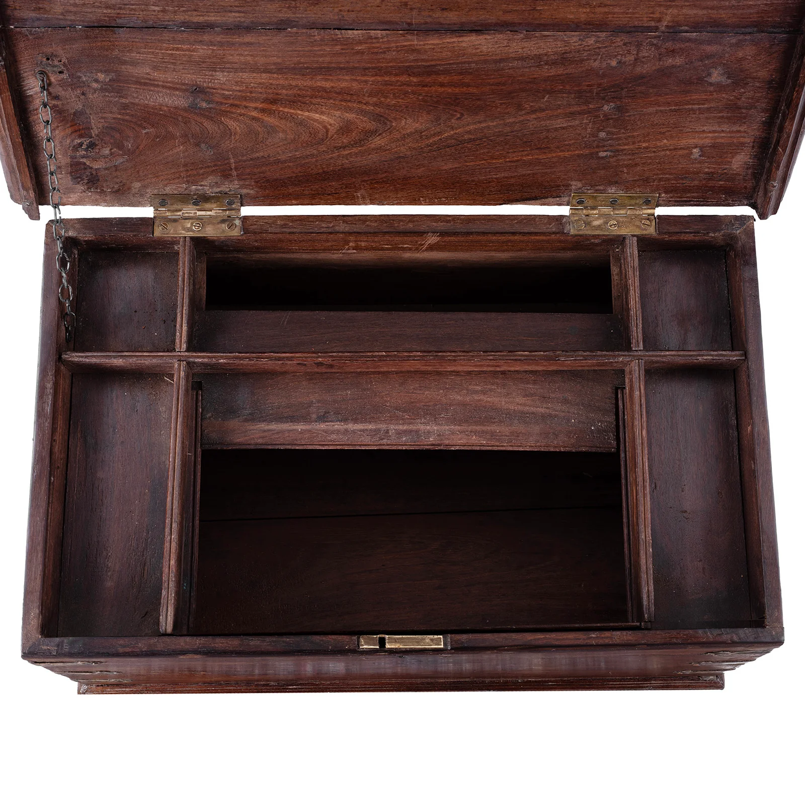 Brass Bound Rosewood Box From Kutch - 19th Century - Image 6