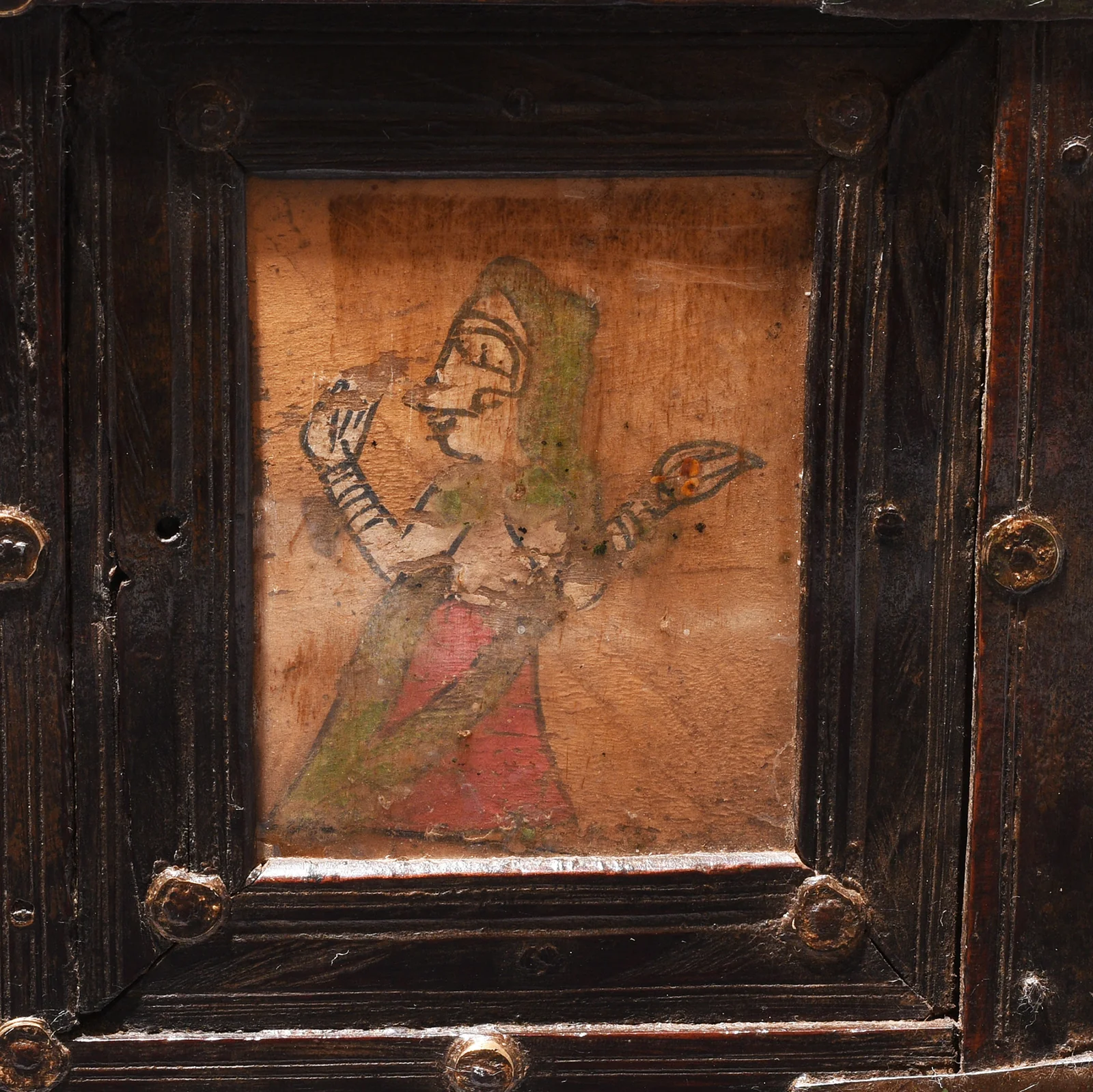 Brass Bound Rosewood Box From Kutch - 19th Century - Image 10
