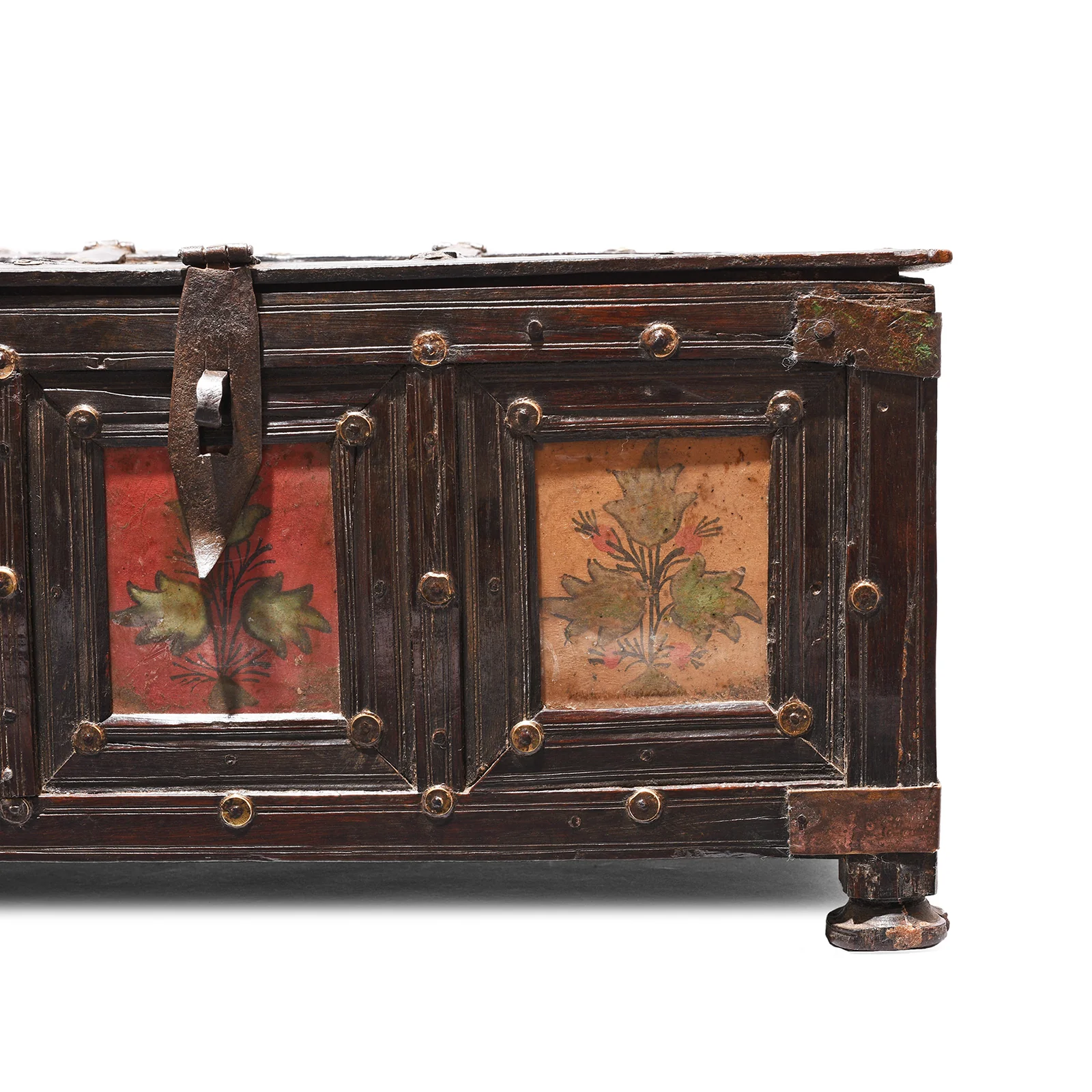 Brass Bound Rosewood Box From Kutch - 19th Century - Image 3