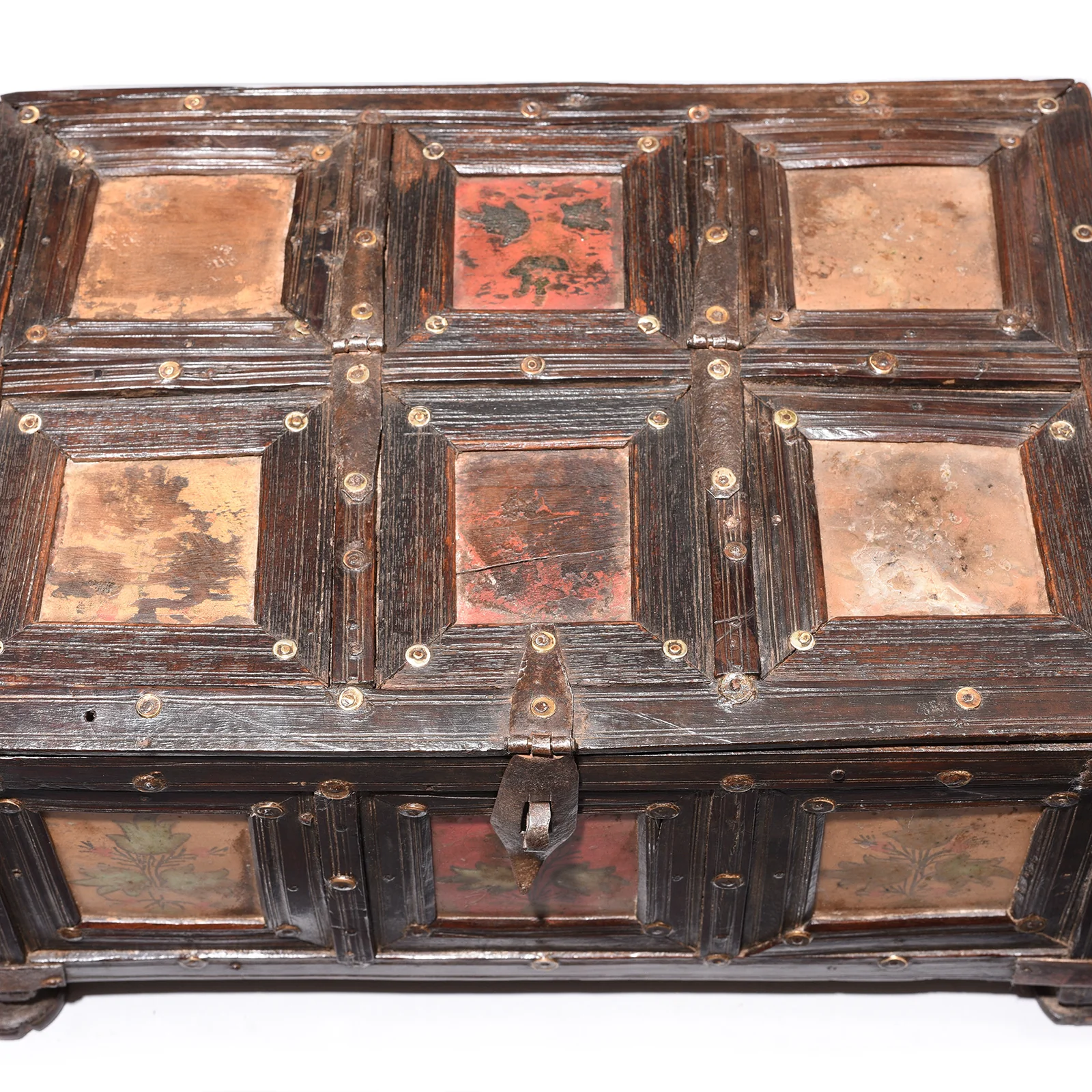 Brass Bound Rosewood Box From Kutch - 19th Century - Image 6