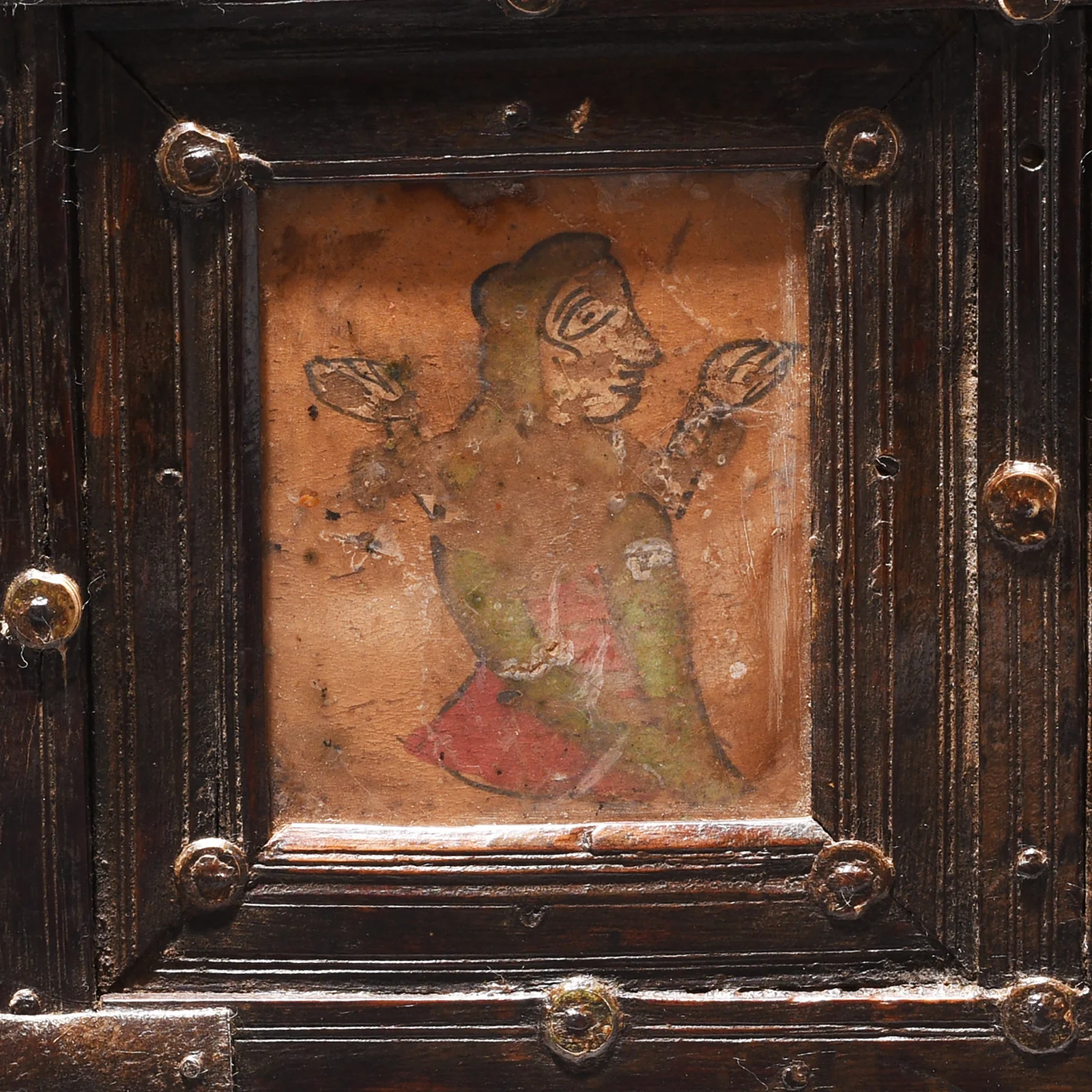 Brass Bound Rosewood Box From Kutch - 19th Century - Image 8