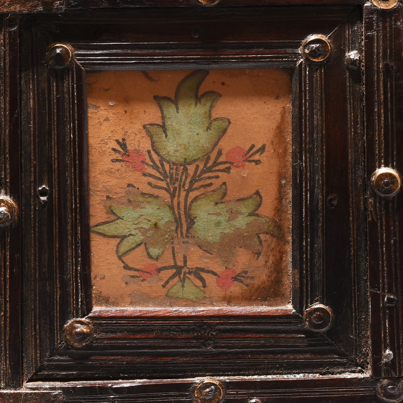 Brass Bound Rosewood Box From Kutch - 19th Century - Image 9