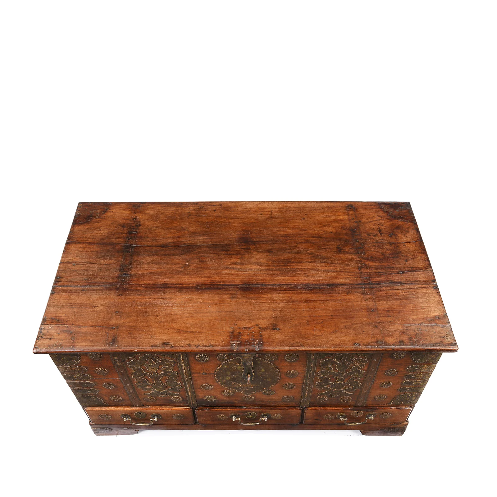 Brass Bound Rosewood Chest From Kutch - 18th Century - Image 10