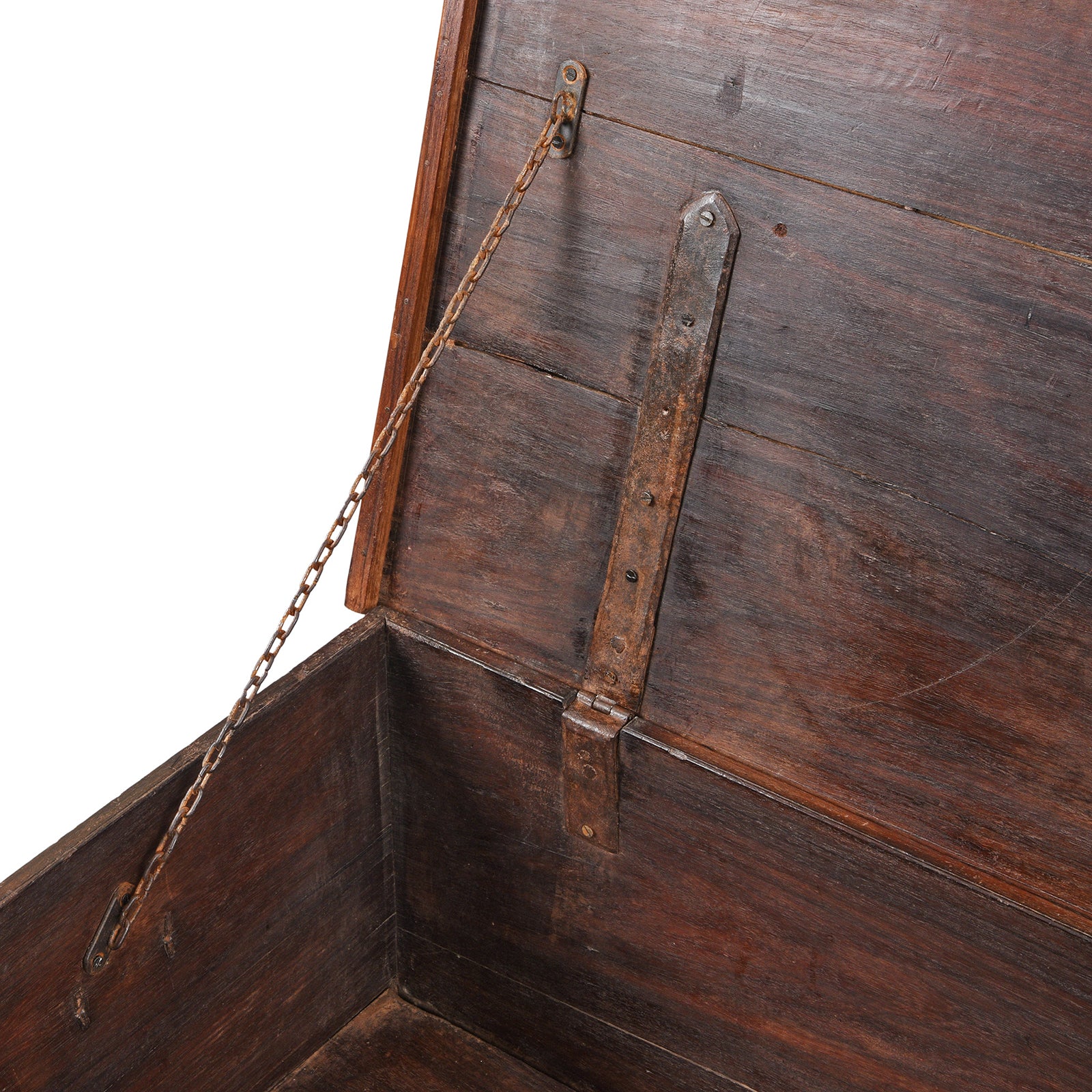 Brass Bound Rosewood Chest From Kutch - 18th Century - Image 6