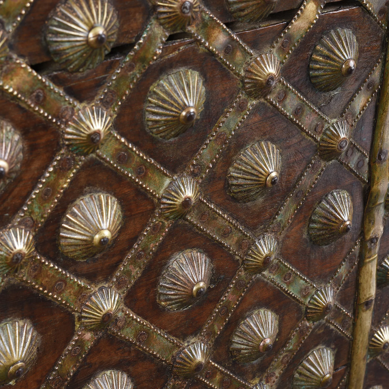 Brass Bound Rosewood Chest From Gujarat - 18th Century - Image 12