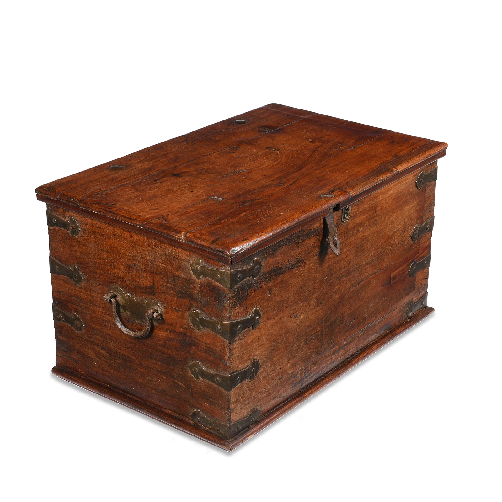 Brass Bound Jackfruit Chest From South India - 18th Century - Image 4