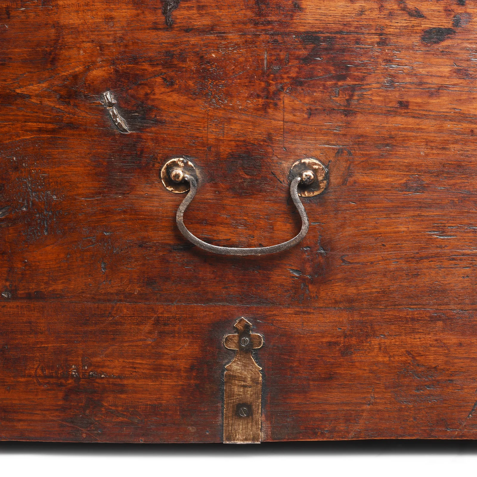 Brass Bound Military Chest From Gujarat - 19th Century - Image 11
