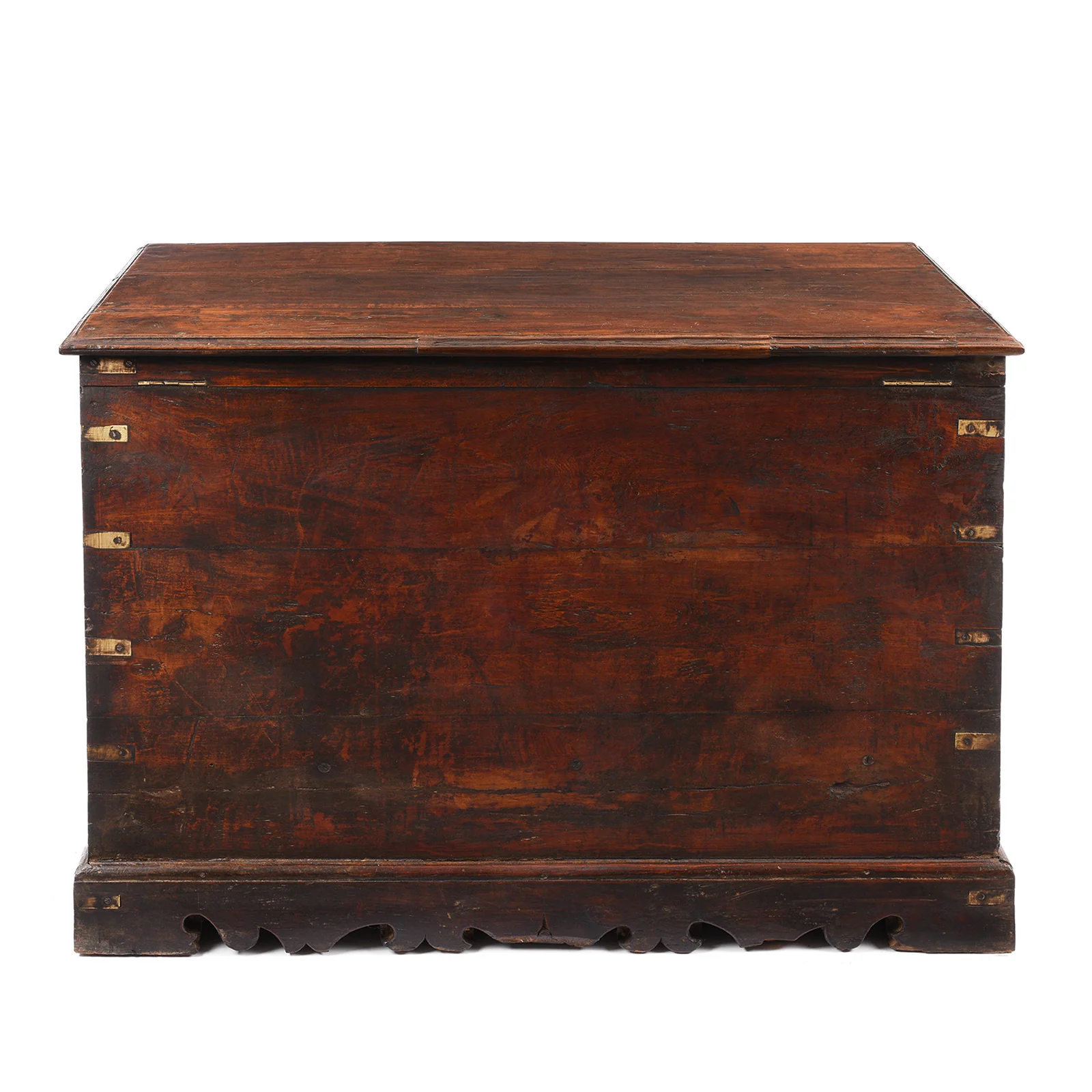 Brass Bound Indian Chest With Secret Compartment - 19th Century - Image 15