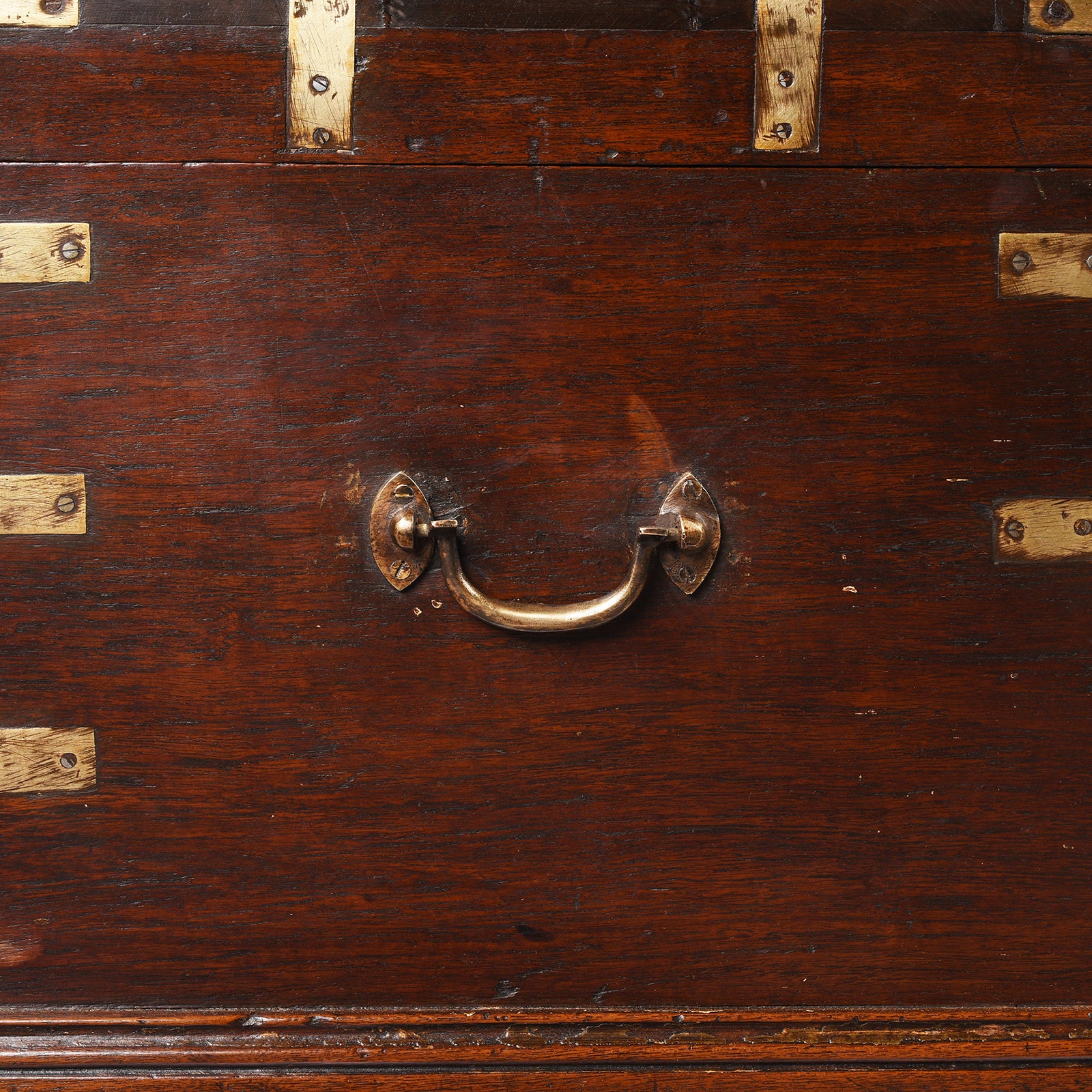 Brass Bound Military Chest From Kutch -19th Century - Image 11