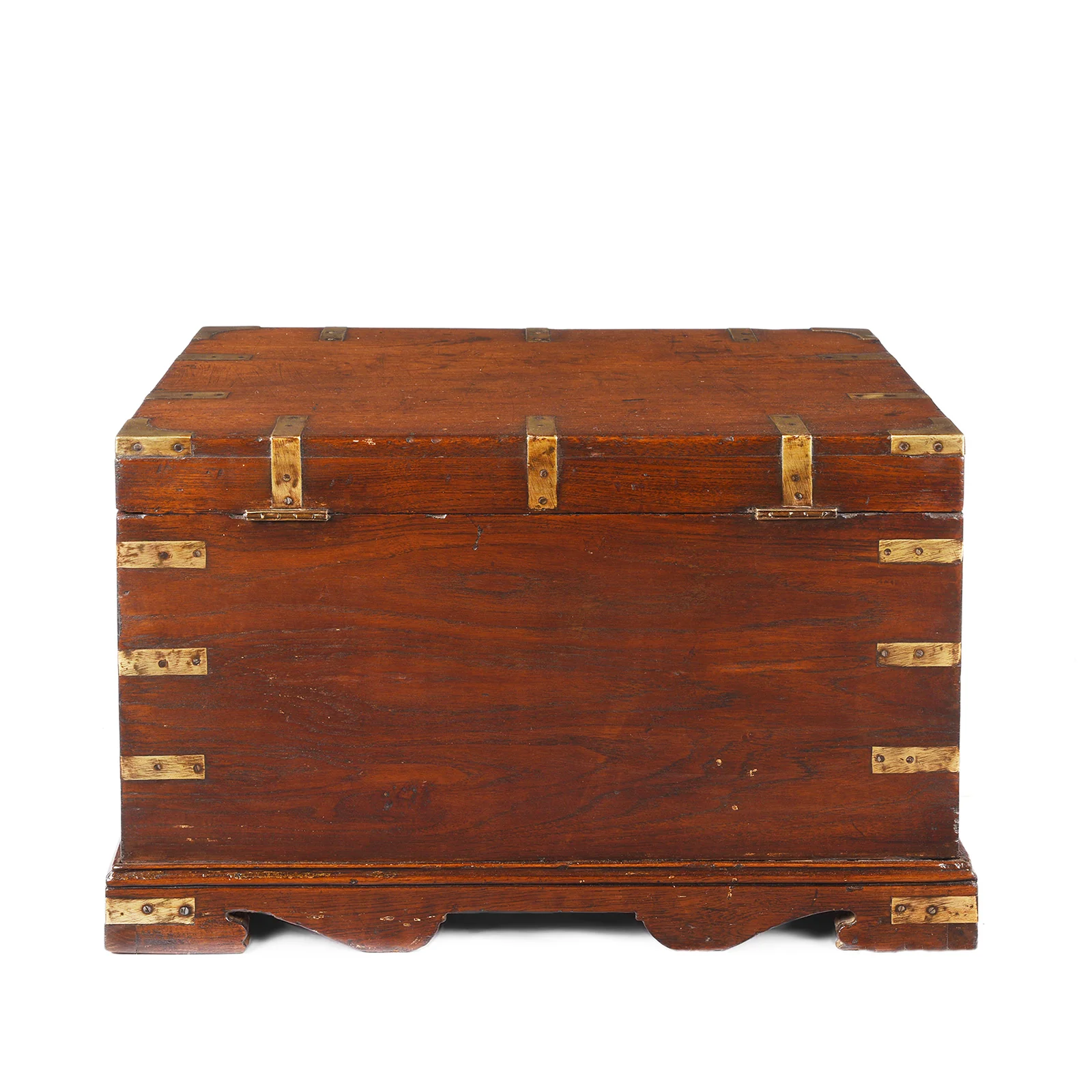 Brass Bound Military Chest From Kutch -19th Century - Image 12