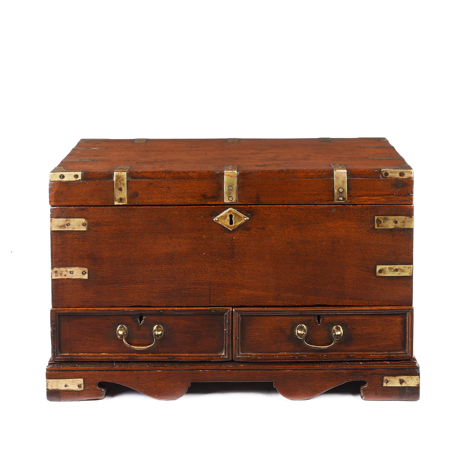 Brass Bound Military Chest From Kutch -19th Century - Image 2