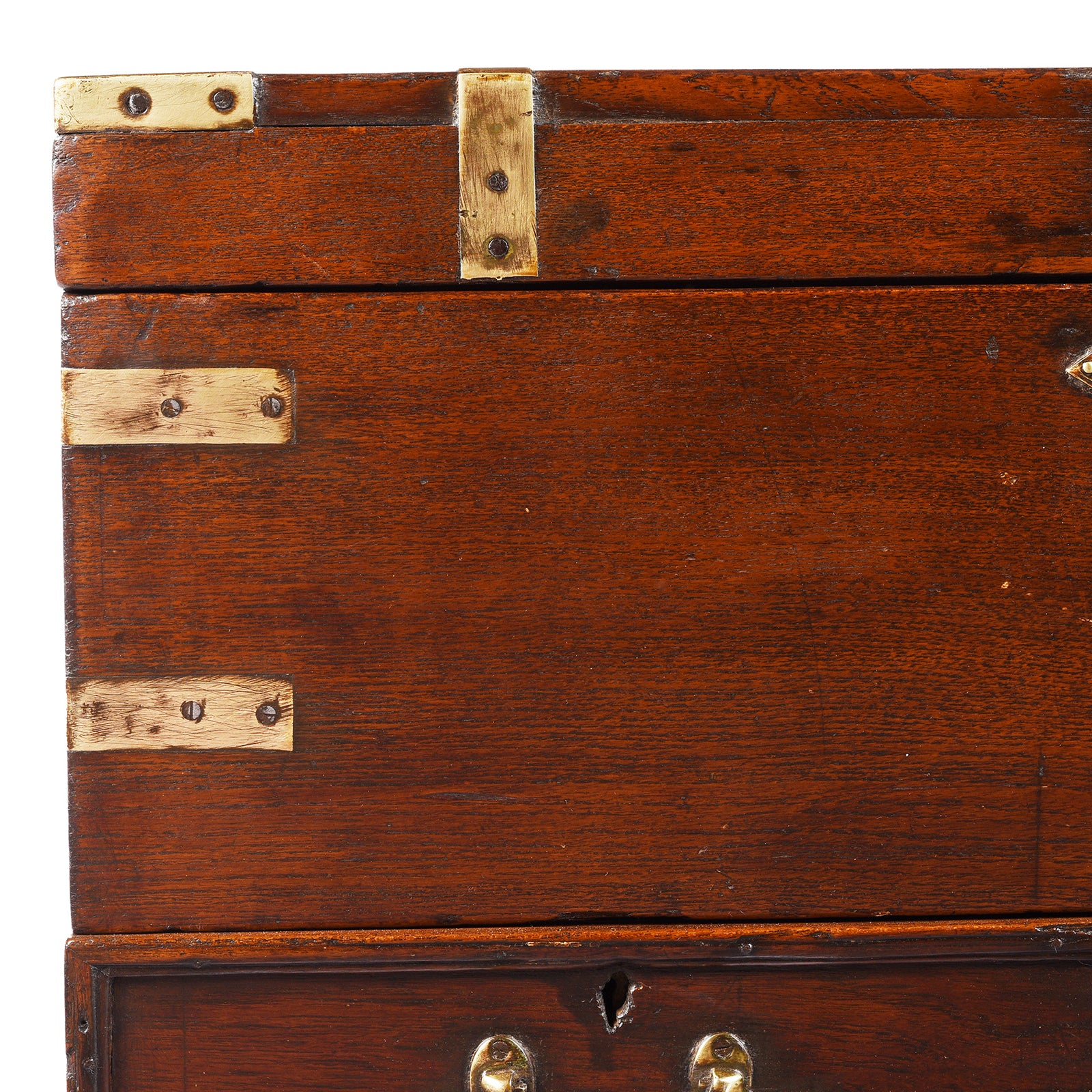 Brass Bound Military Chest From Kutch -19th Century - Image 3