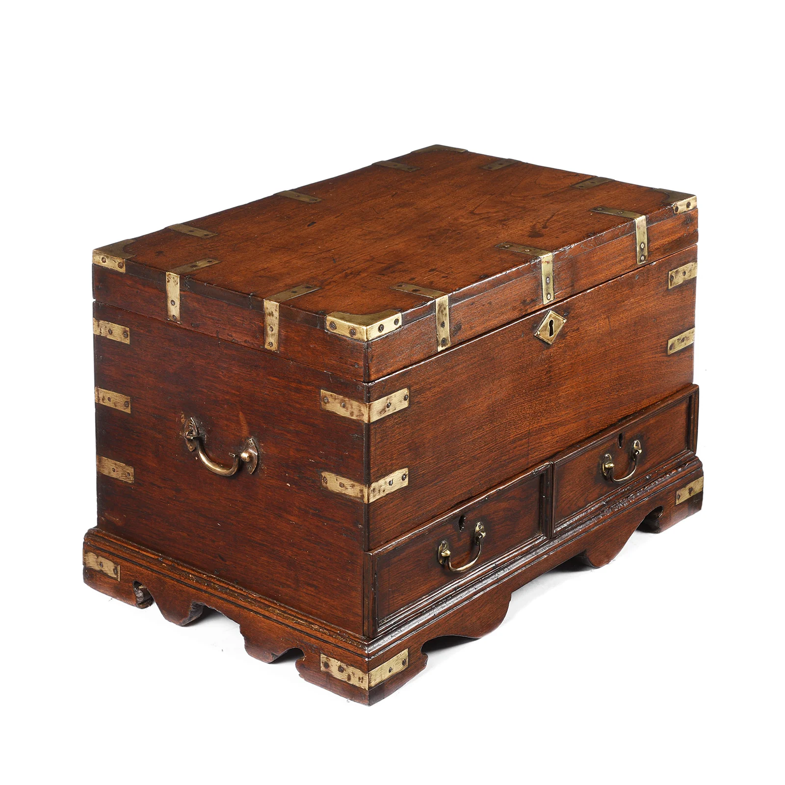 Brass Bound Military Chest From Kutch -19th Century - Image 4