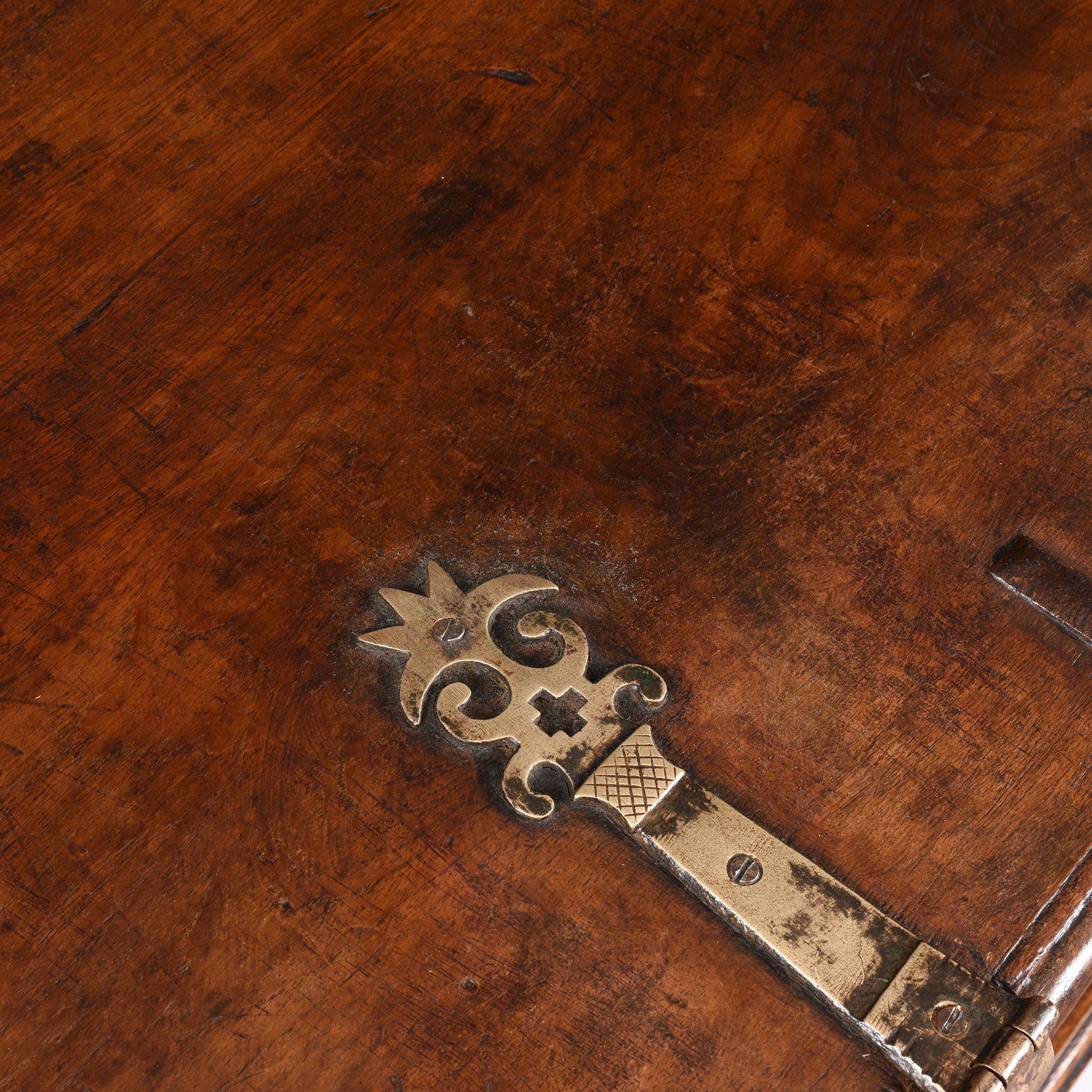 Brass Bound Teak Dowry Chest From Kutch - 19thC - Image 10