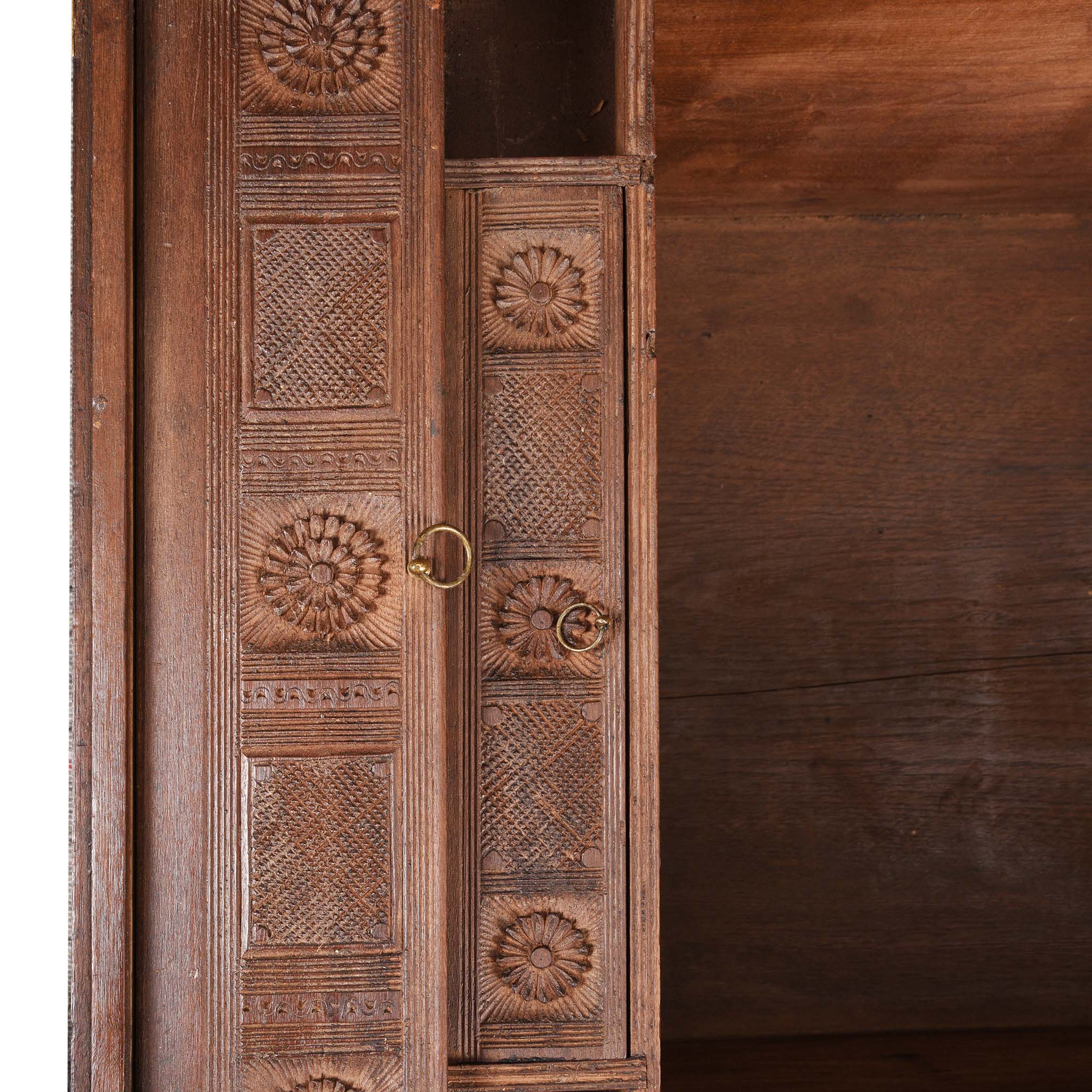 Brass Bound Indian Teak Military Chest -19thC - Image 7