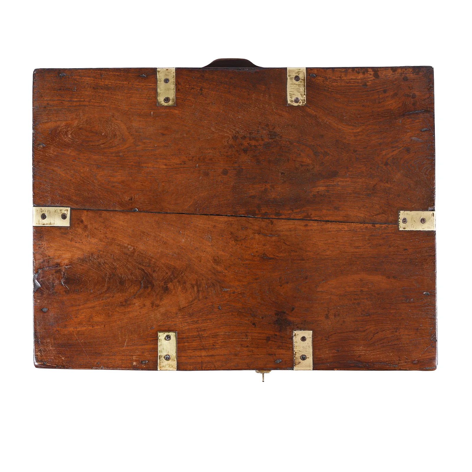 Brass Bound Teak Military Chest - 19th Century - Image 7