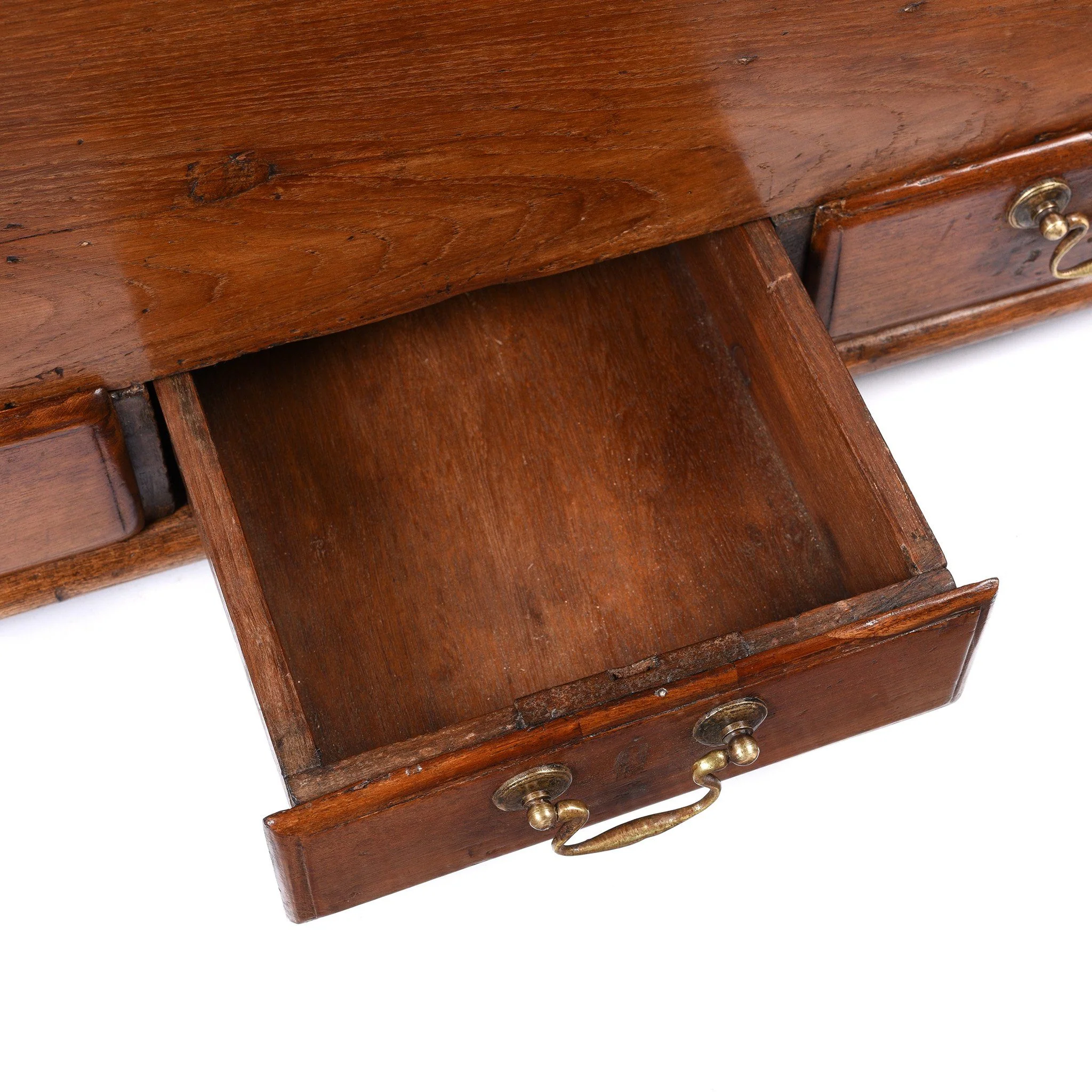 Brass Bound Teak Indian Anglo-Indian Chest, Rajasthan -19Thc - Image 3