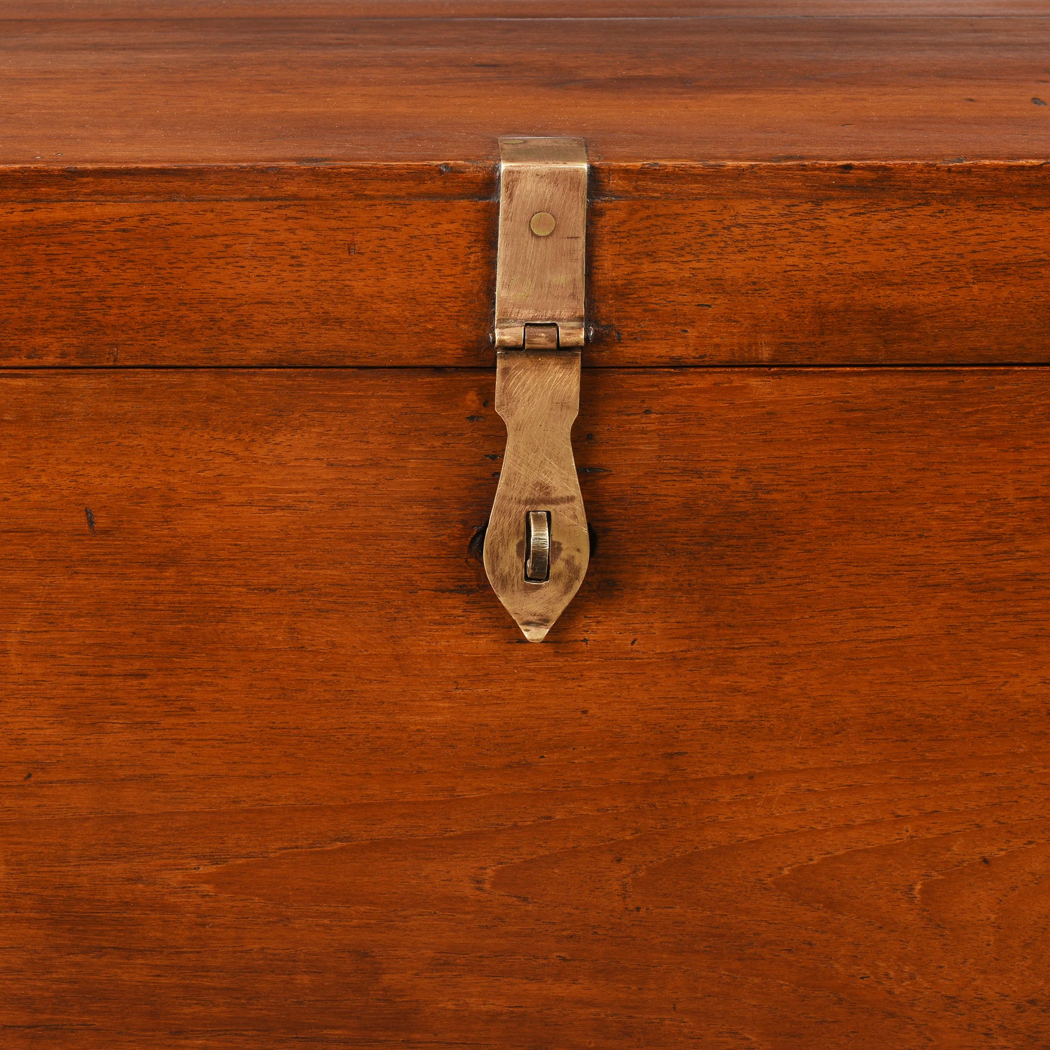 Brass Bound Indian Military Chest -19th Century - Image 11