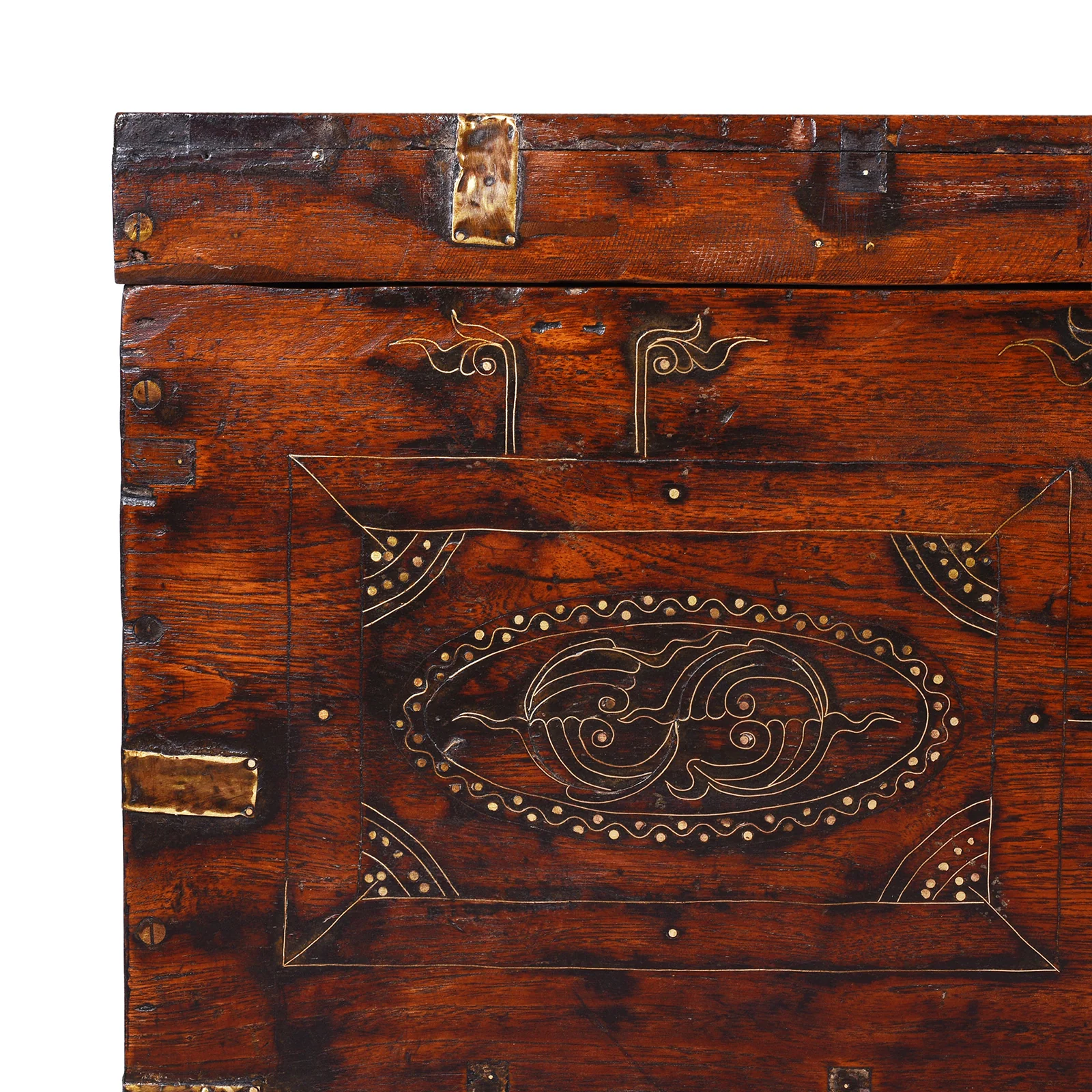 Brass Bound Burmese Military Chest -19th Century - Image 2