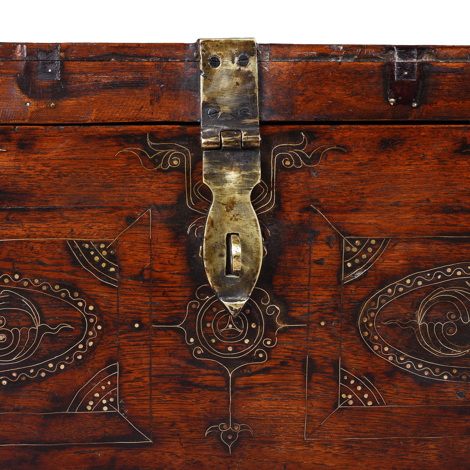 Brass Bound Burmese Military Chest -19th Century - Image 3
