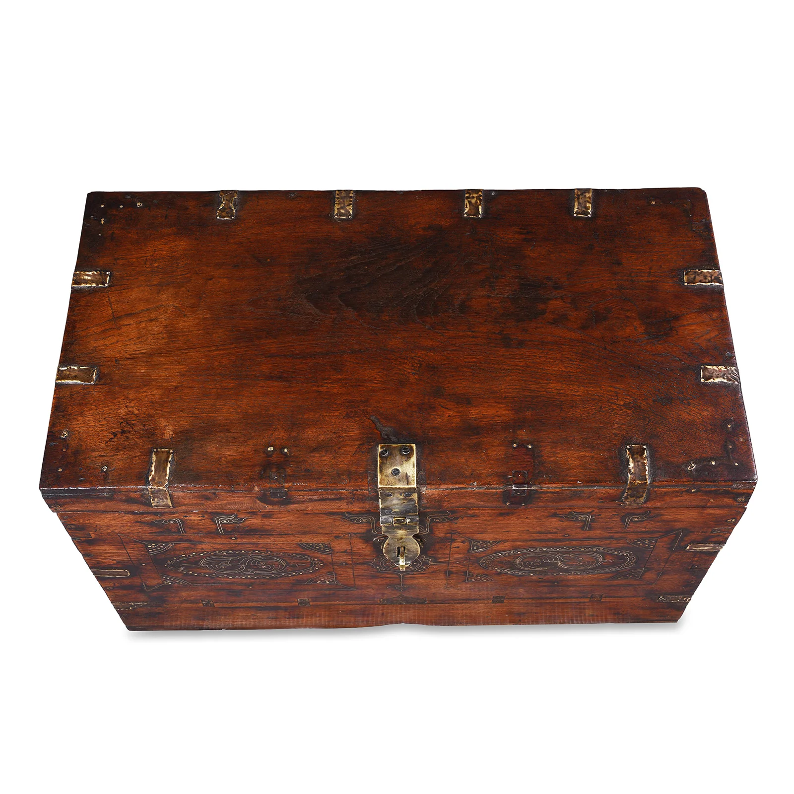 Brass Bound Burmese Military Chest -19th Century - Image 5