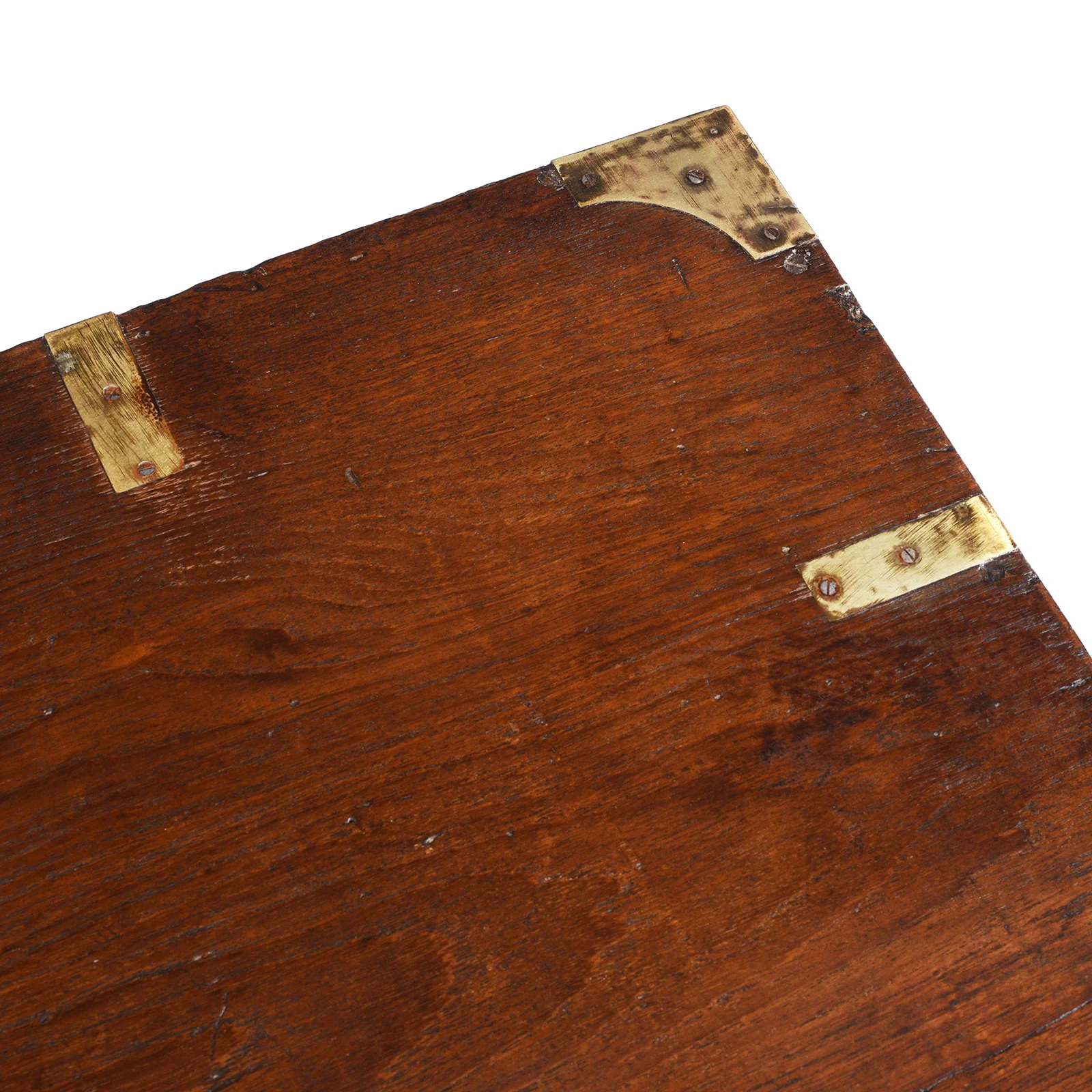 Brass Bound Teak Military Chest - 19th Century - Image 11