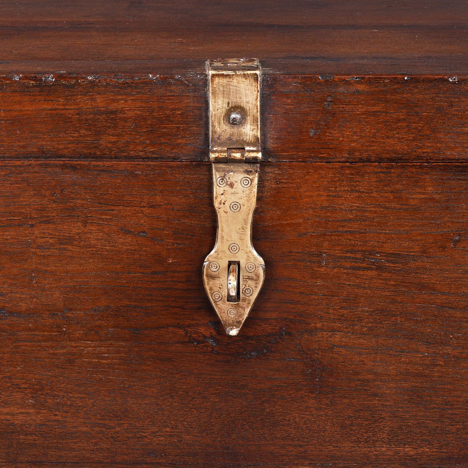Brass Bound Teak Military Chest - 19th Century - Image 2