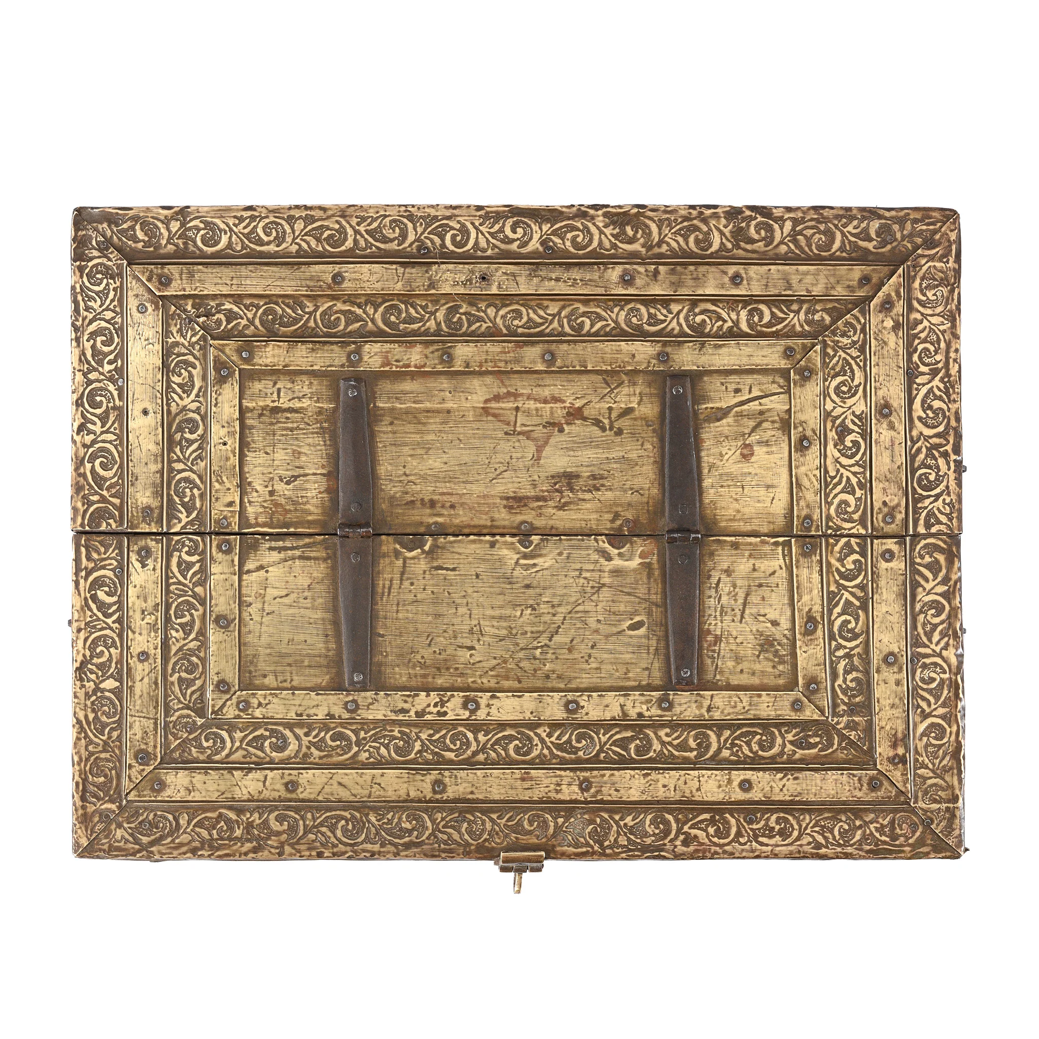 Brass Bound Trousseau From Shekhawati - 19th Century - Image 3