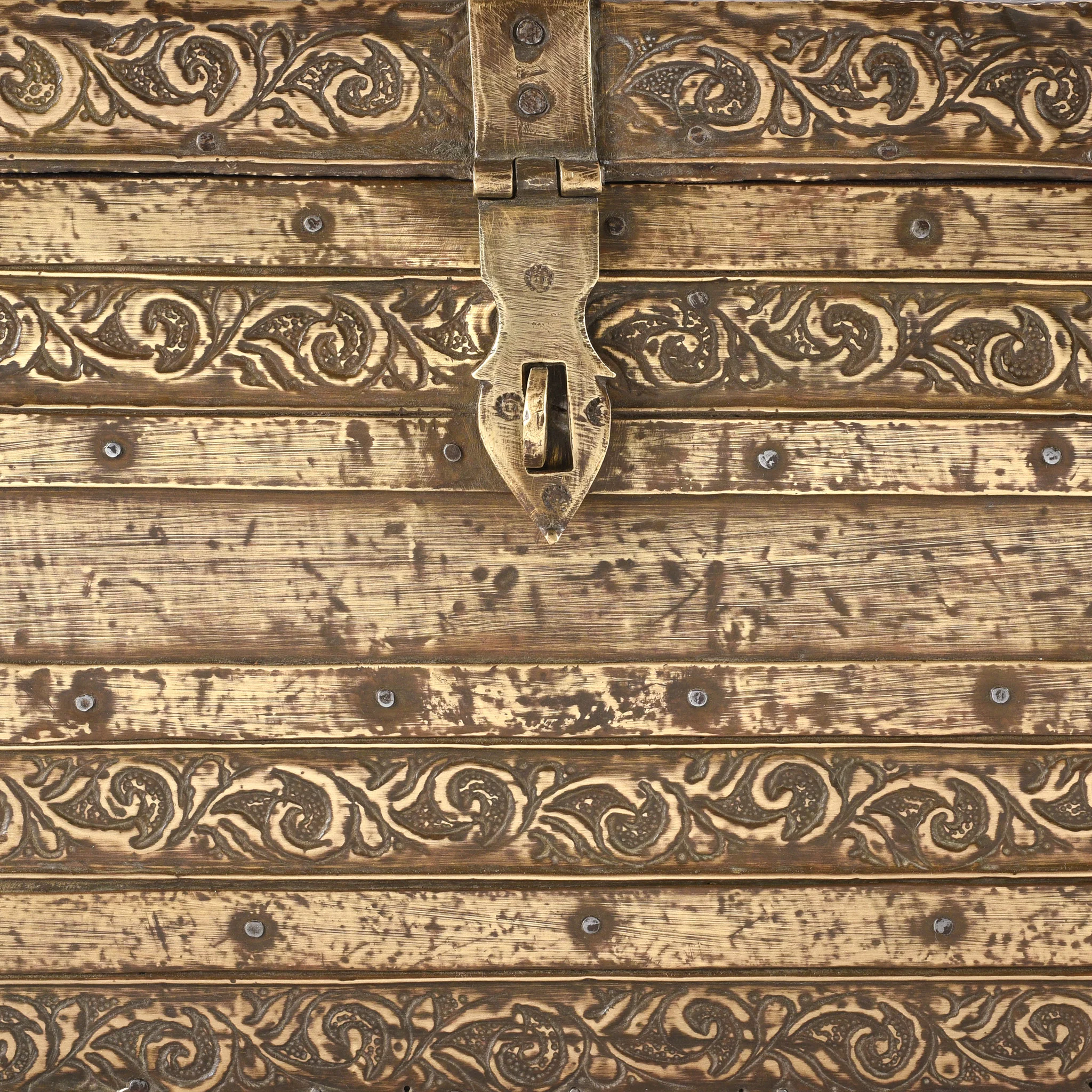 Brass Bound Trousseau From Shekhawati - 19th Century - Image 5