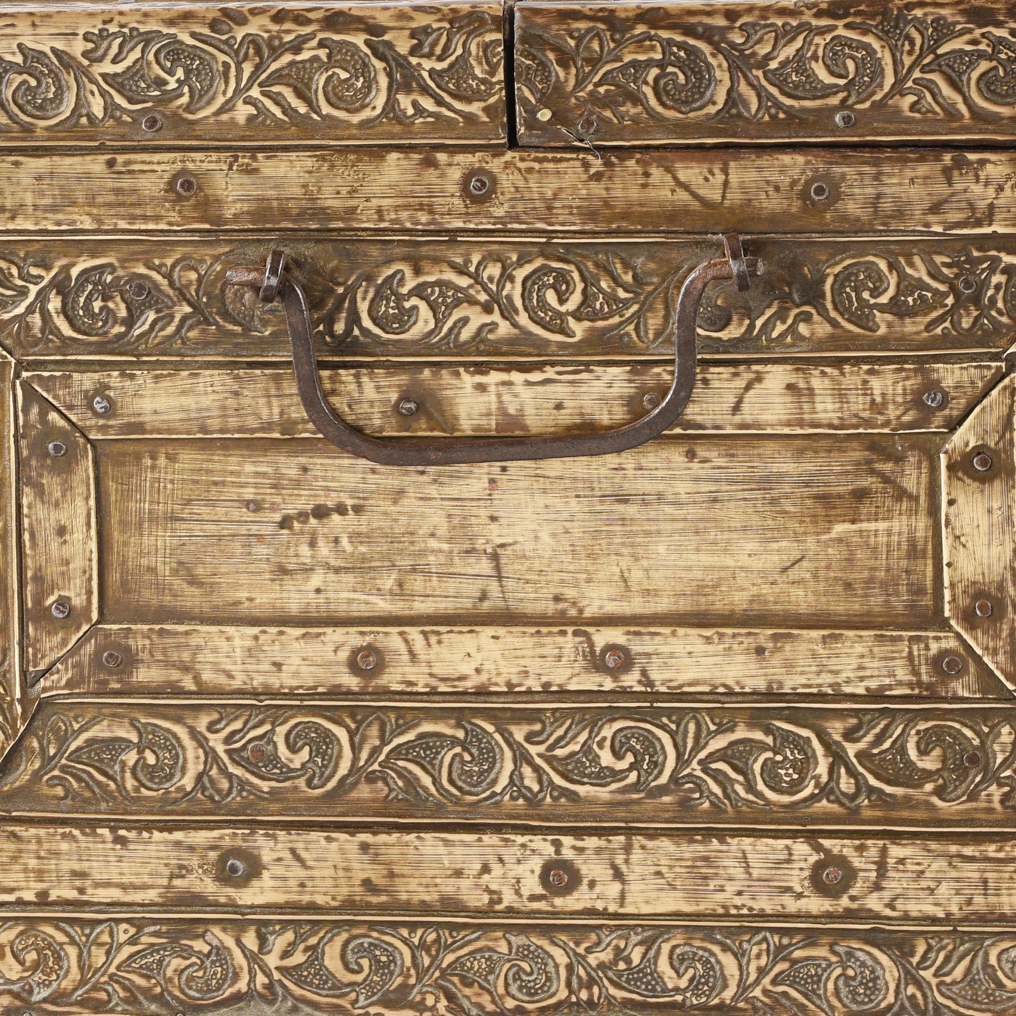 Brass Bound Trousseau From Shekhawati - 19th Century - Image 6