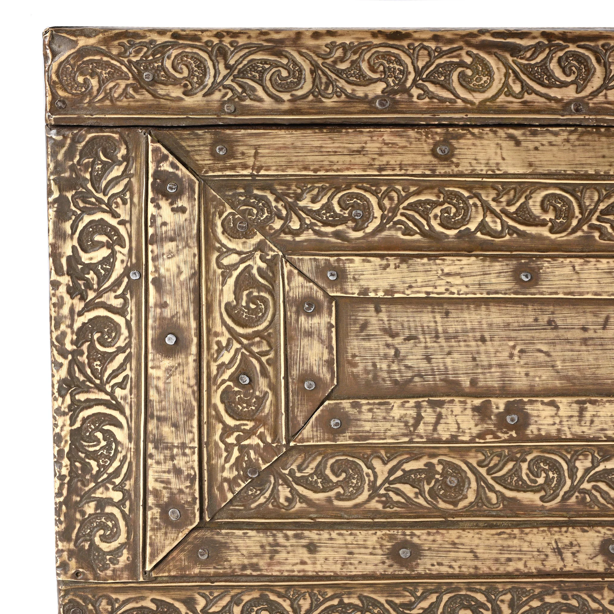 Brass Bound Trousseau From Shekhawati - 19th Century - Image 7