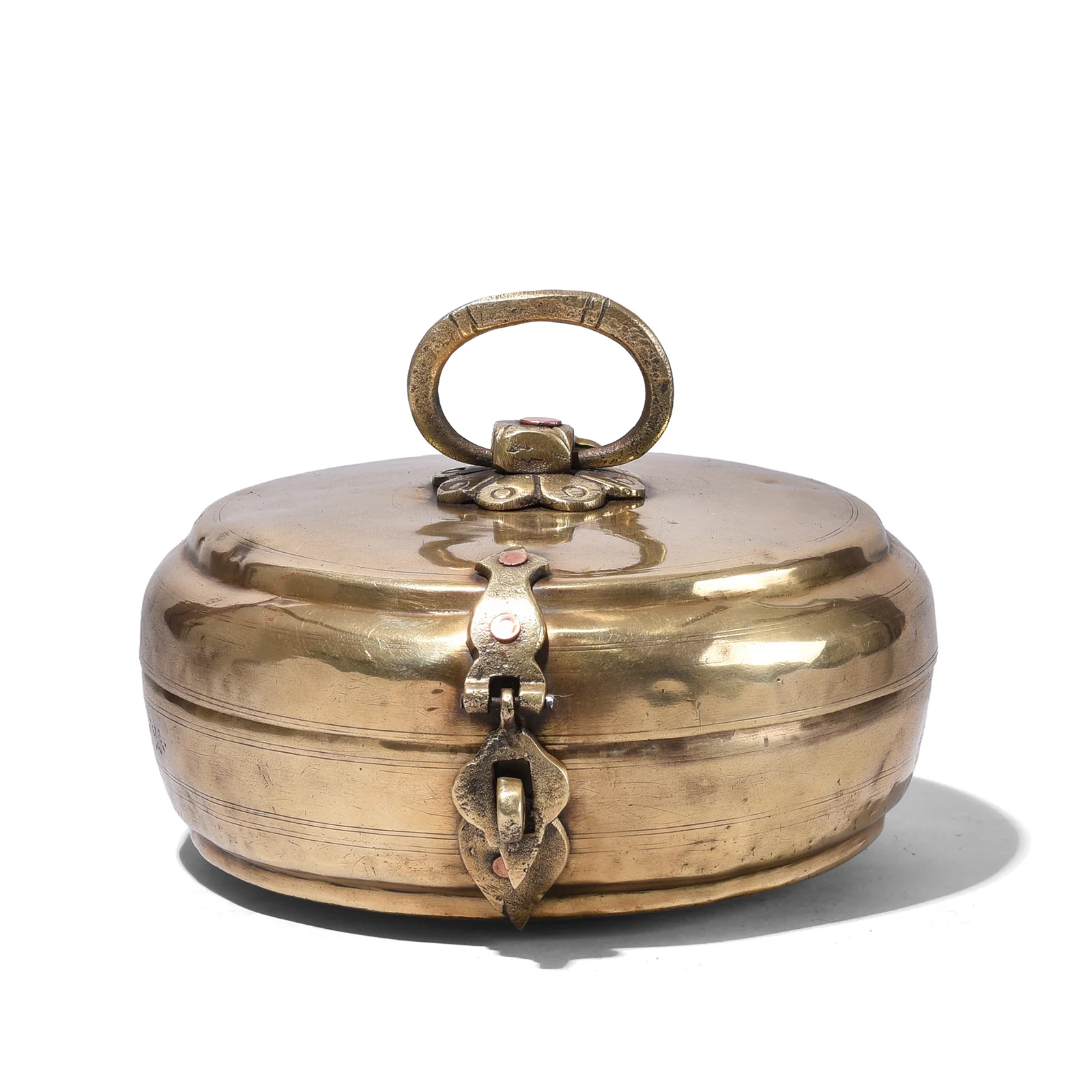 Brass Chapati Box - Ca 1900