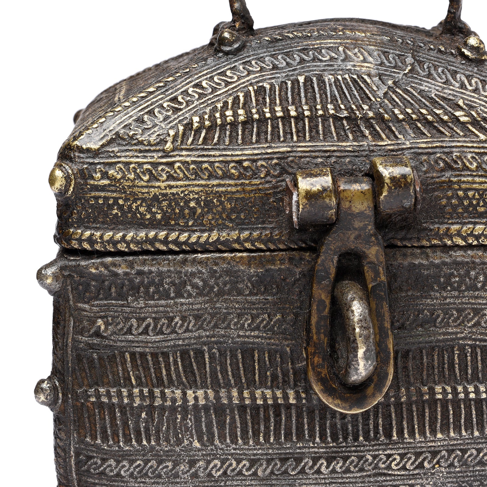 Brass Dhokra Work Money Box From Orissa - 19thC - Image 2