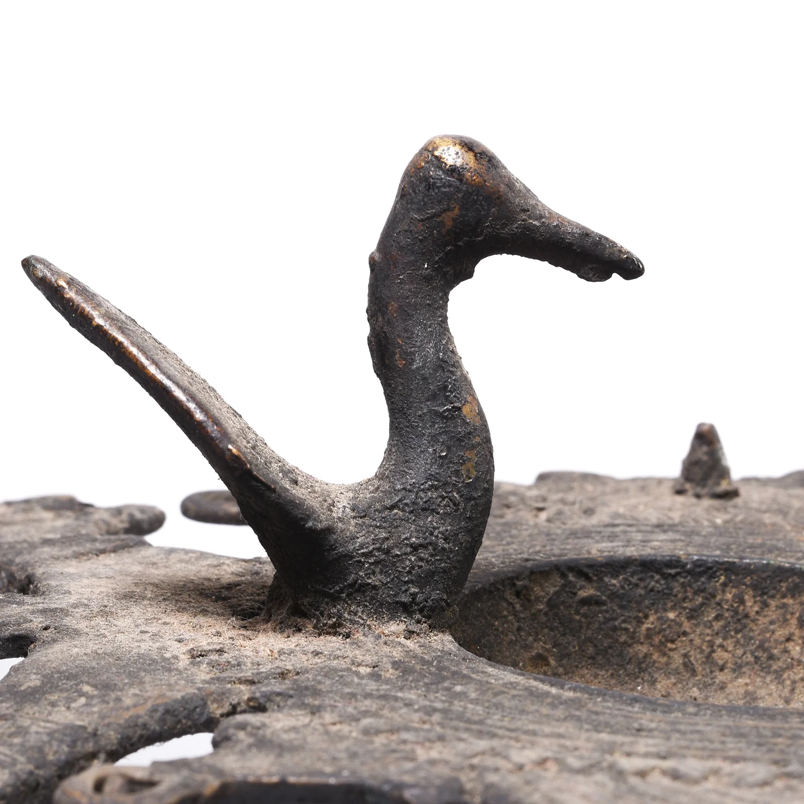 Brass Dhokra Bastar Oil Lamp - Ca 1910 - Image 6