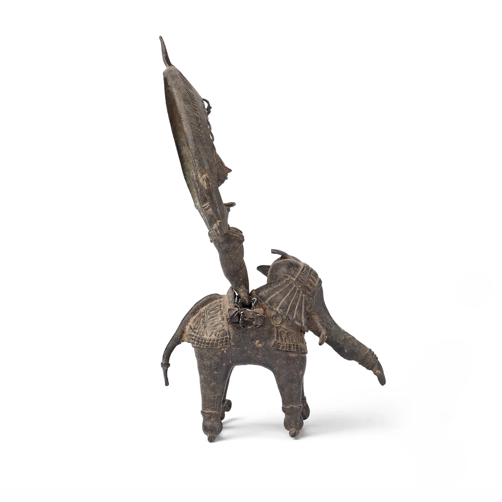 Brass Bastar Elephant & Riders - Ca 1975 - Image 4