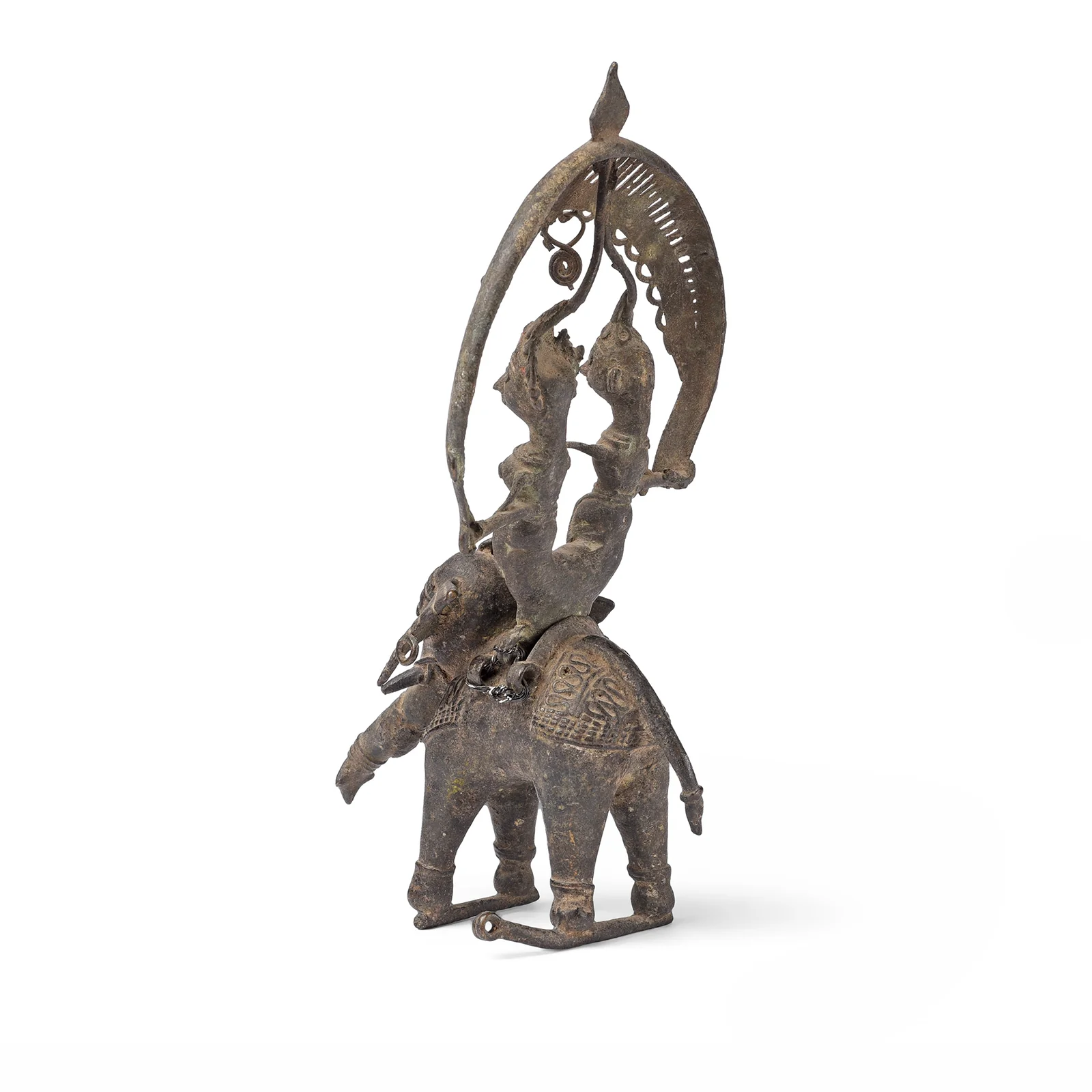 Brass Bastar Elephant & Riders - Ca 1975 - Image 6