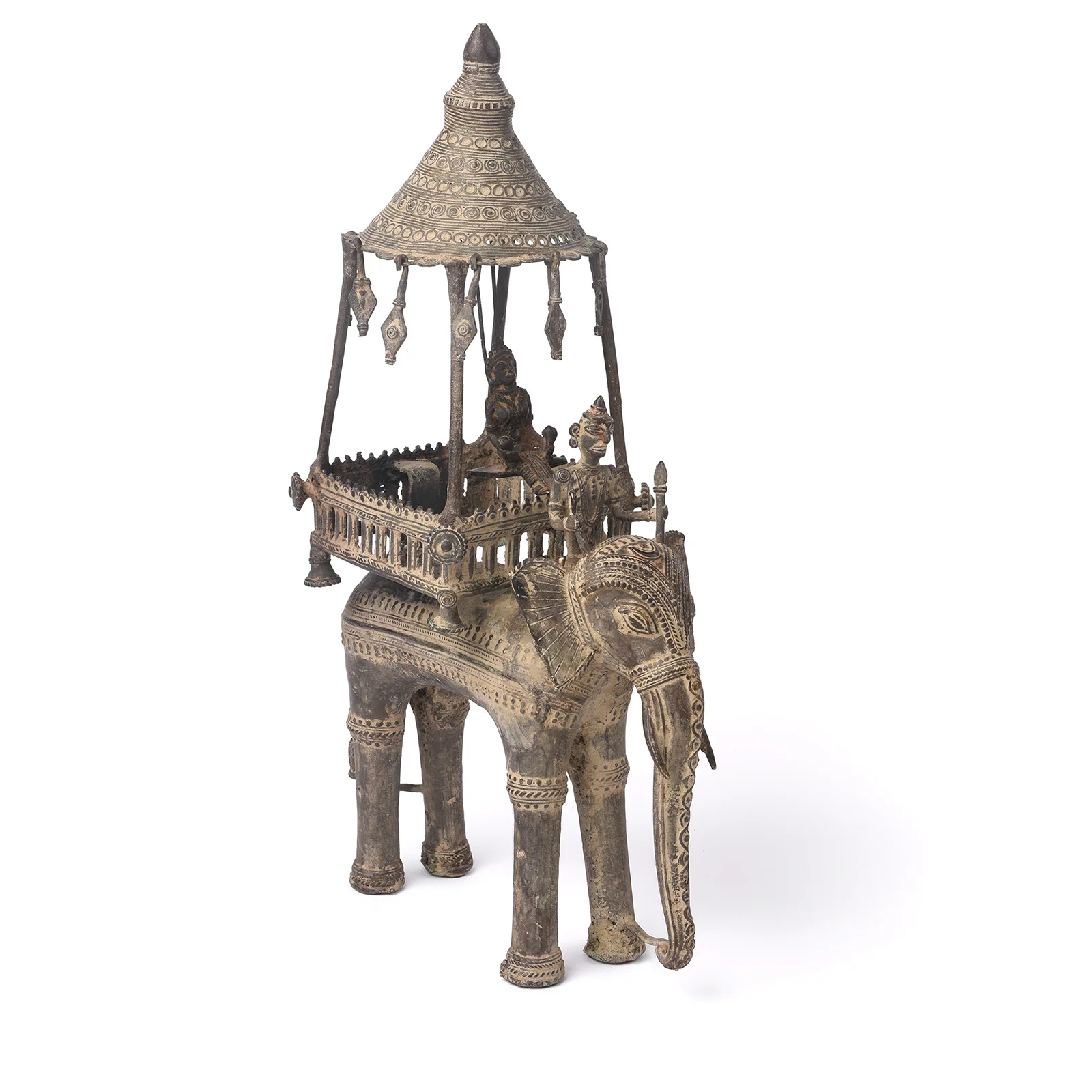 Bastar Danteshwari on an Elephant From Chhattisgarh - Ca 1910 - Image 2