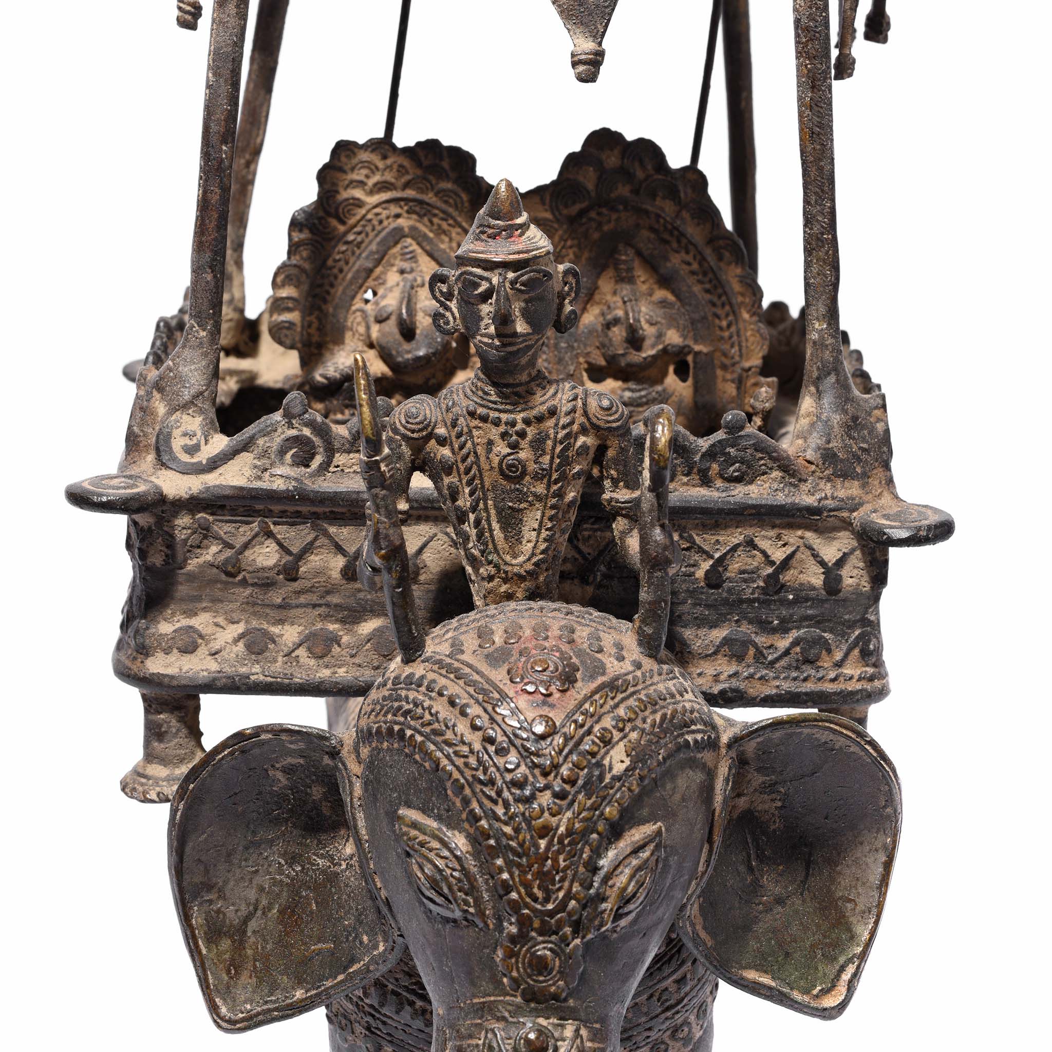 Bastar Danteshwari on an Elephant From Chhattisgarh - 19thC - Image 3