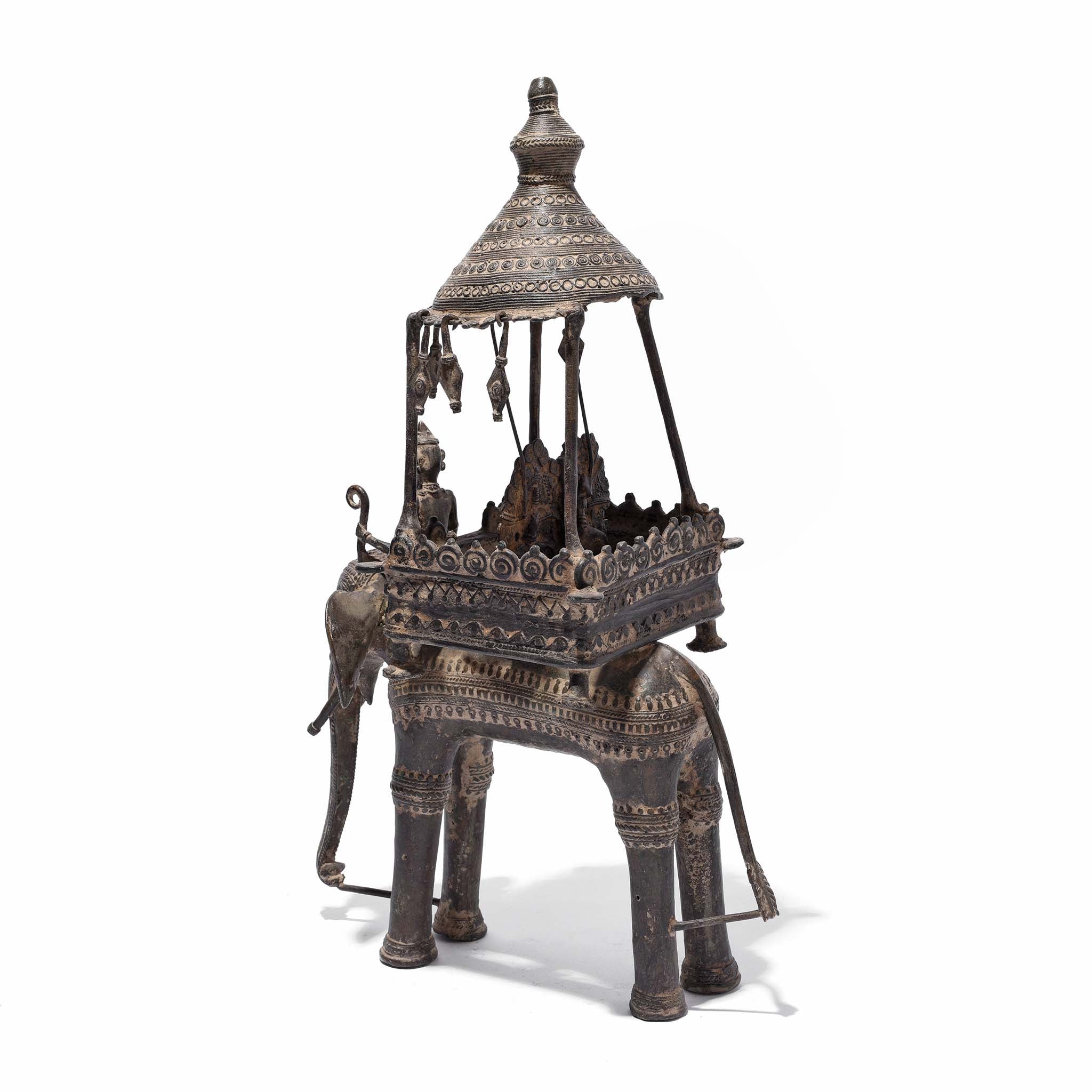 Bastar Danteshwari on an Elephant From Chhattisgarh - 19thC - Image 5