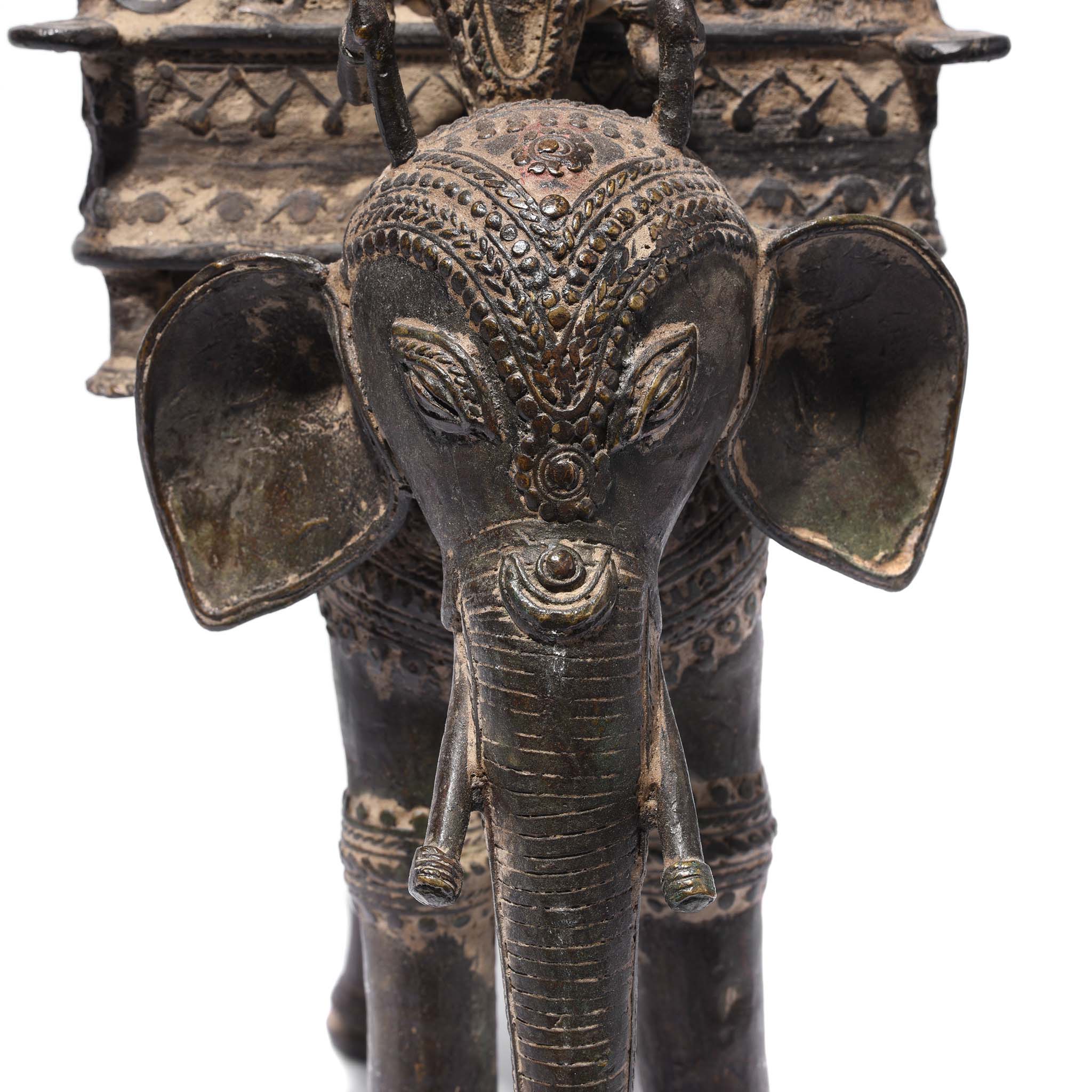 Bastar Danteshwari on an Elephant From Chhattisgarh - 19thC - Image 7