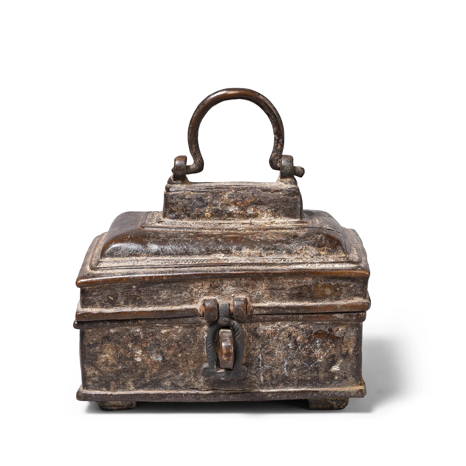 Brass Dhokra Money Box From Orissa - 19th Century